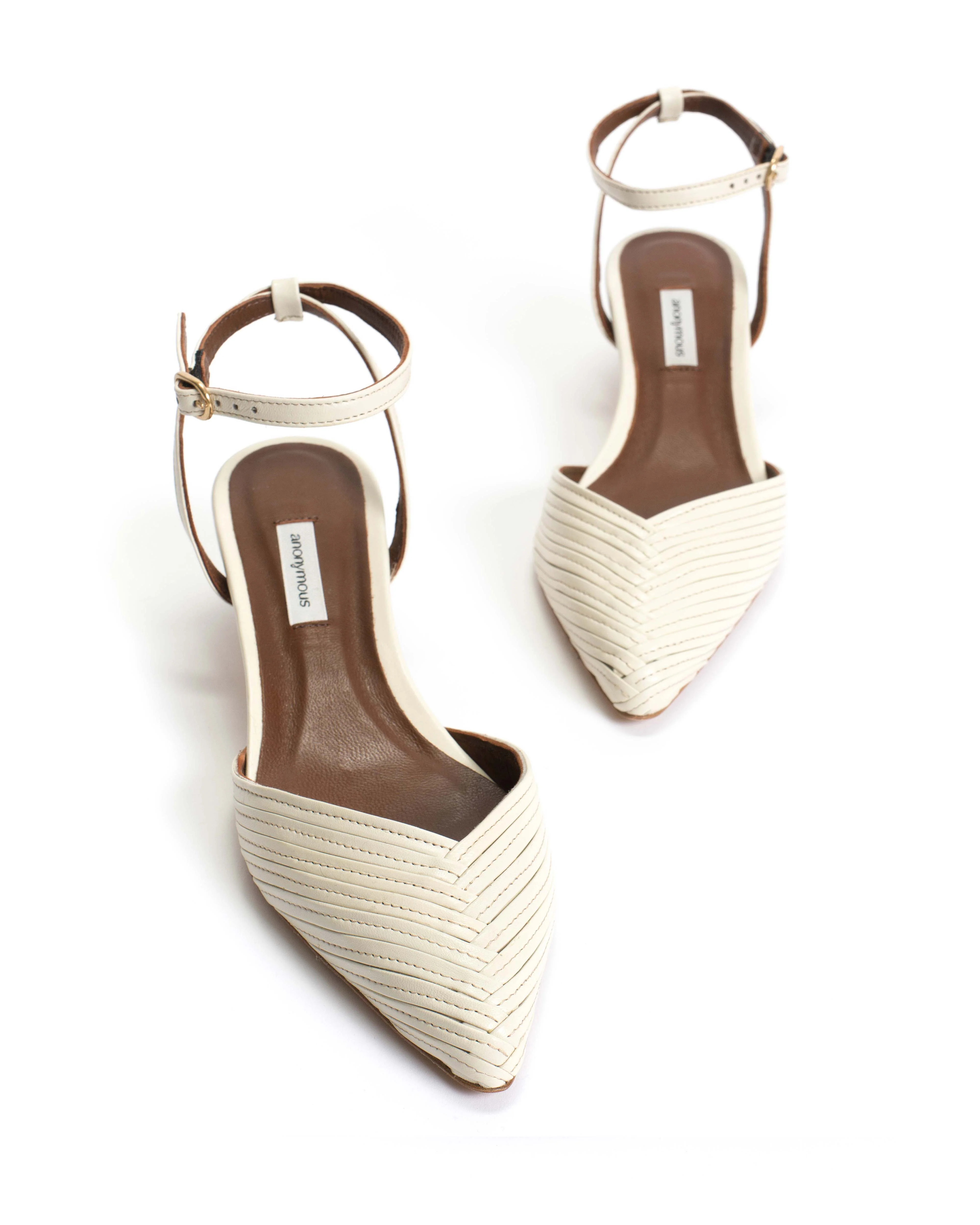 Givia 40 Shiny lamb White sand - Image 6