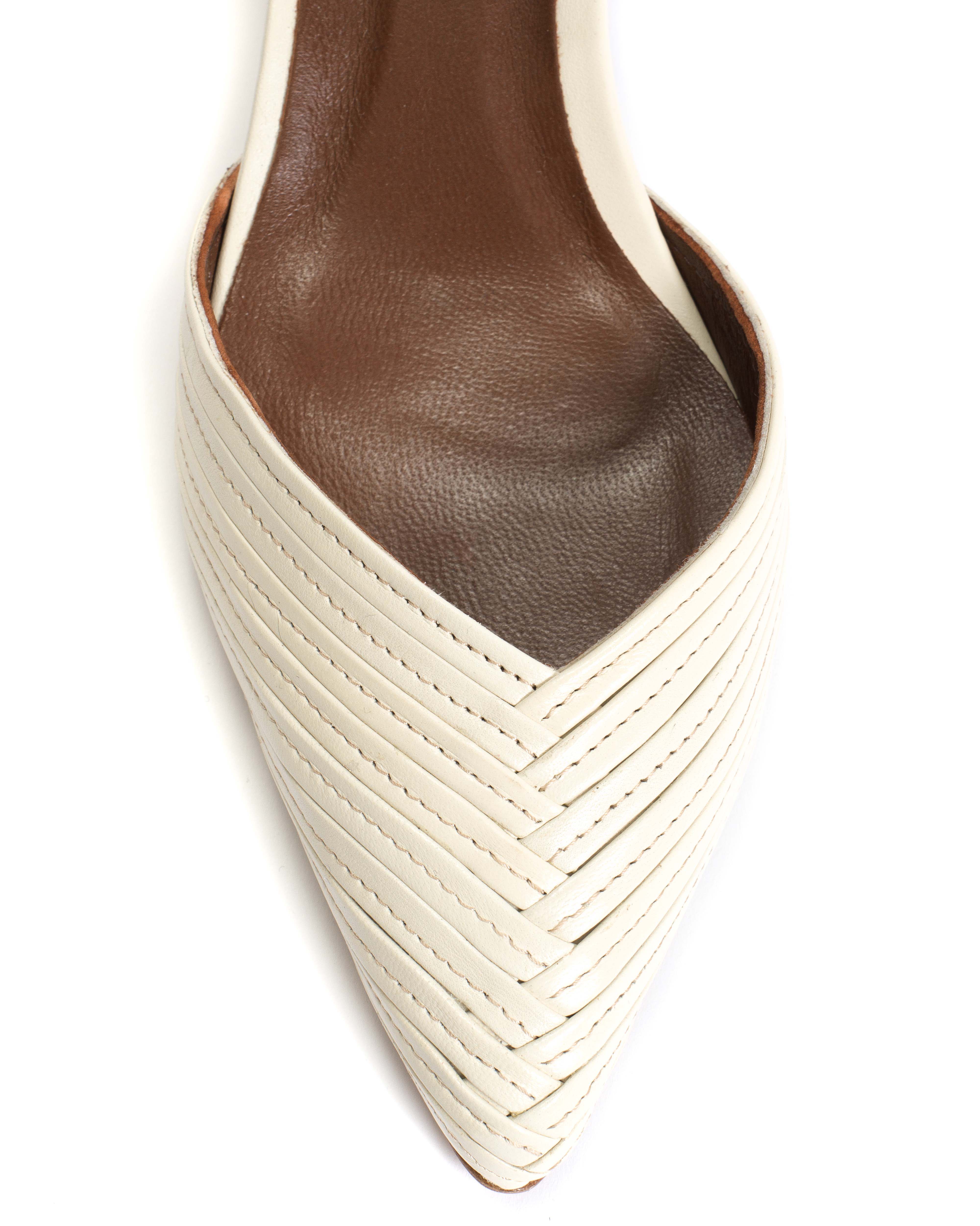 Givia 40 Shiny lamb White sand - Image 7