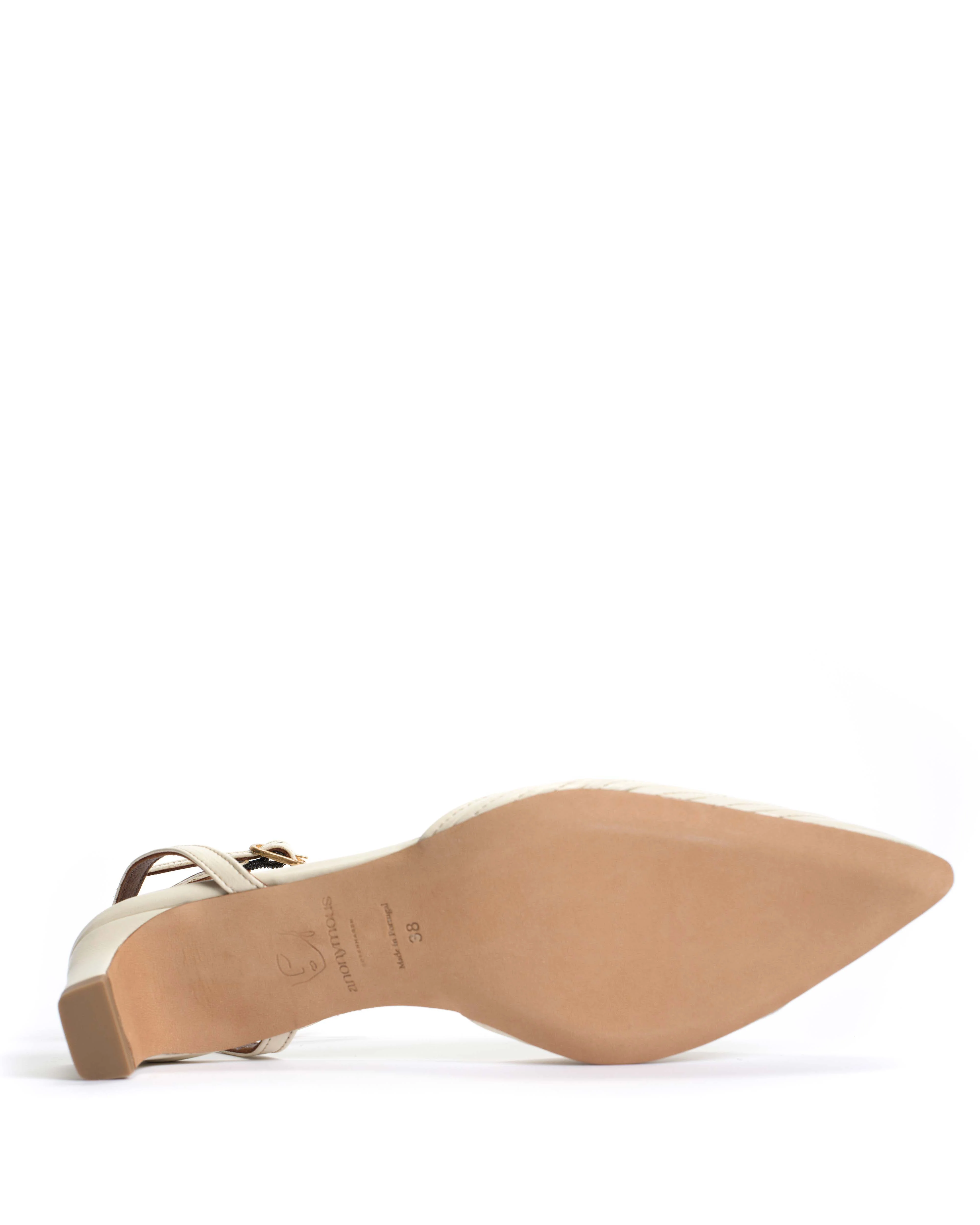 Givia 40 Shiny lamb White sand - Image 8