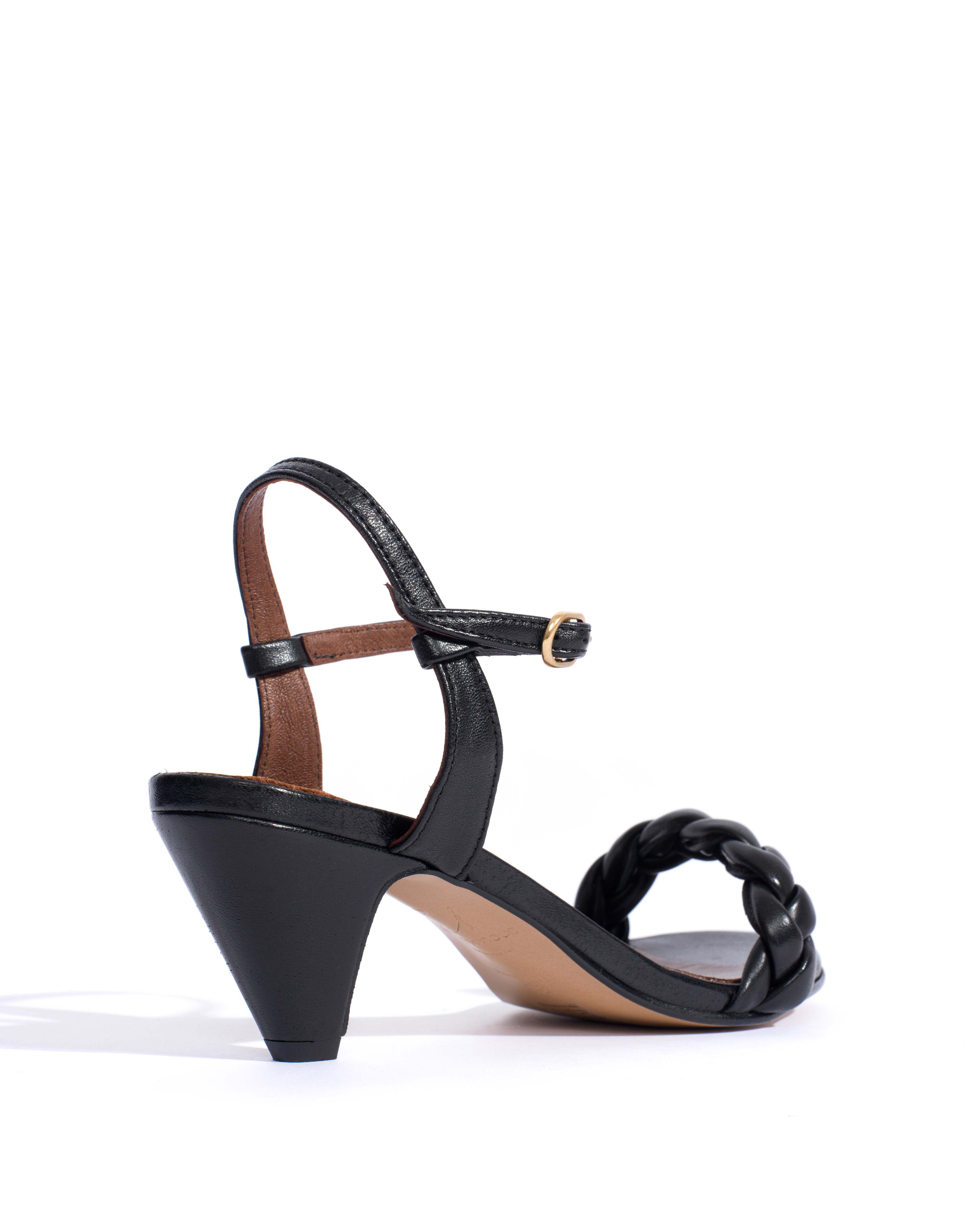 Grace 50 stiletto Shiny lamb Black - Image 3