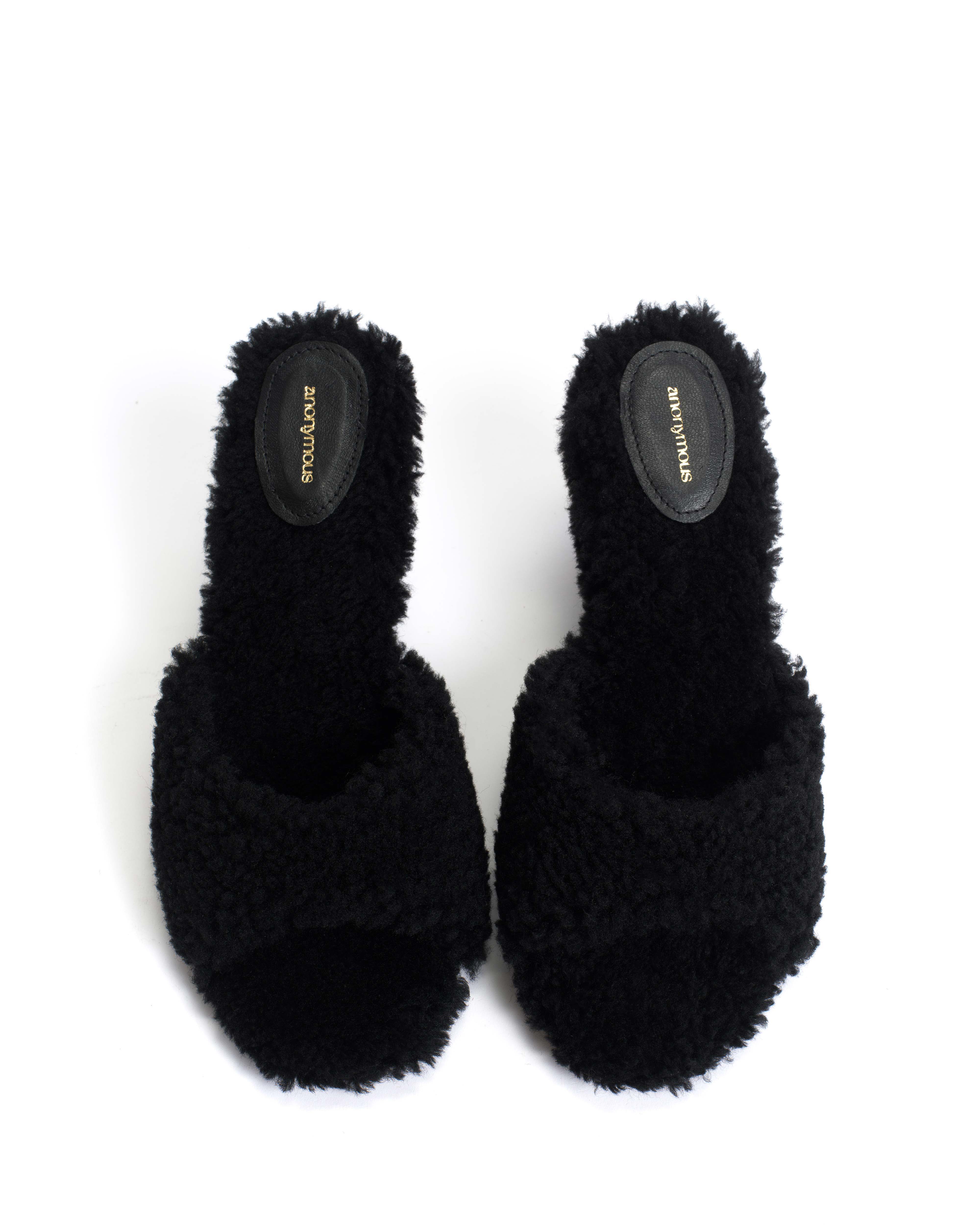 Gwen shearling Lamb shearling Black - Image 3