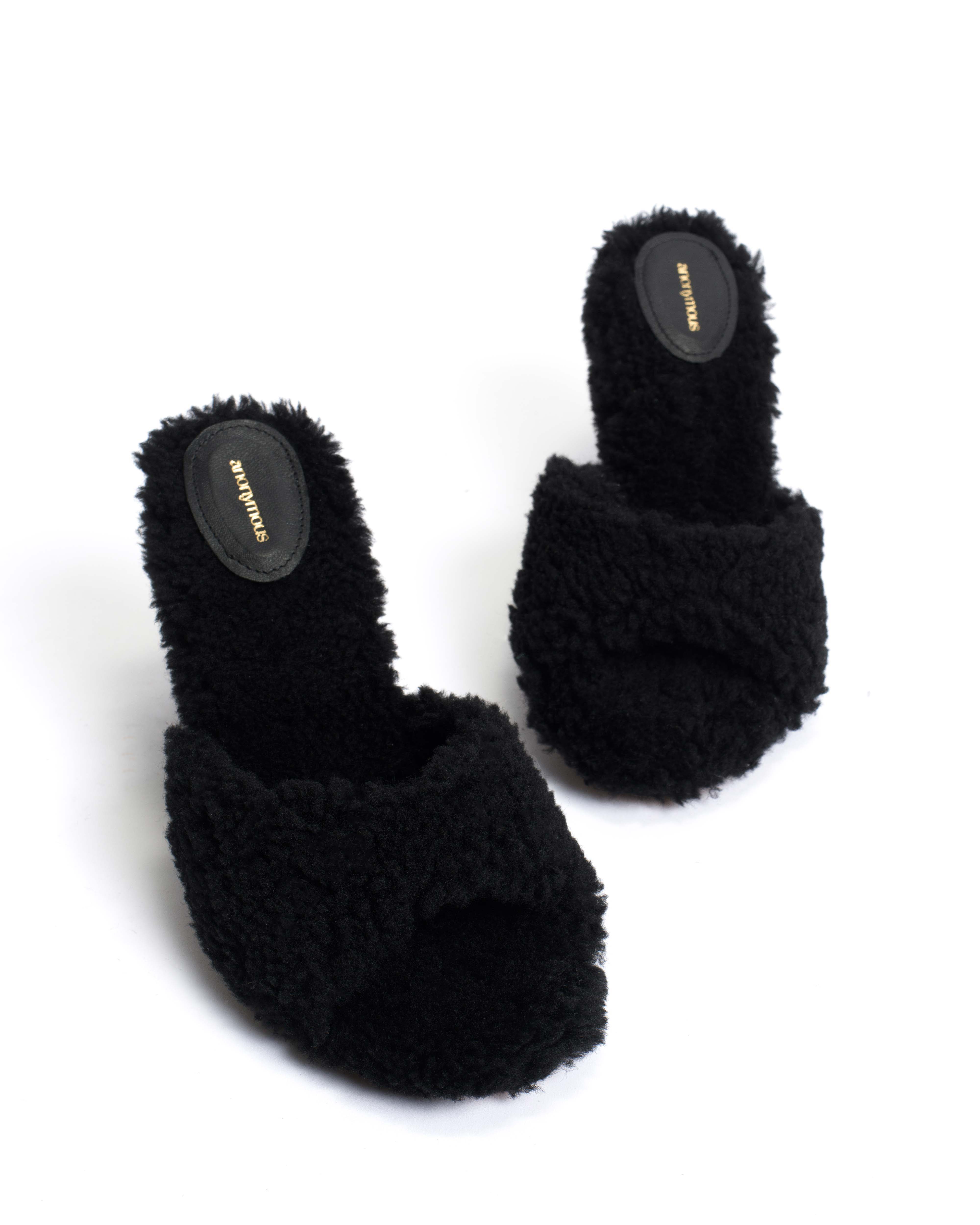 Gwen shearling Lamb shearling Black - Image 5