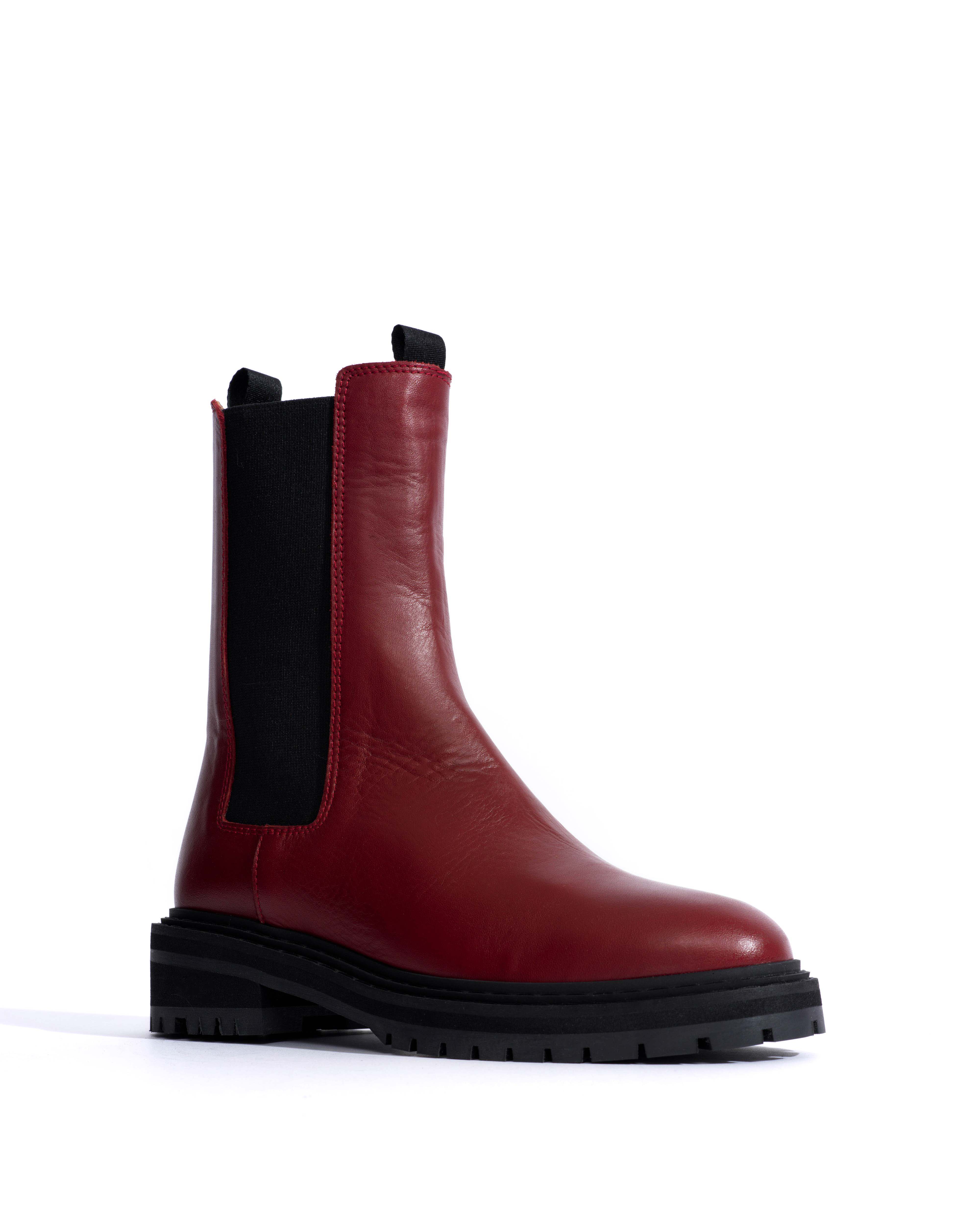 Haily high cut Soft calf Pomegranate - Image 2
