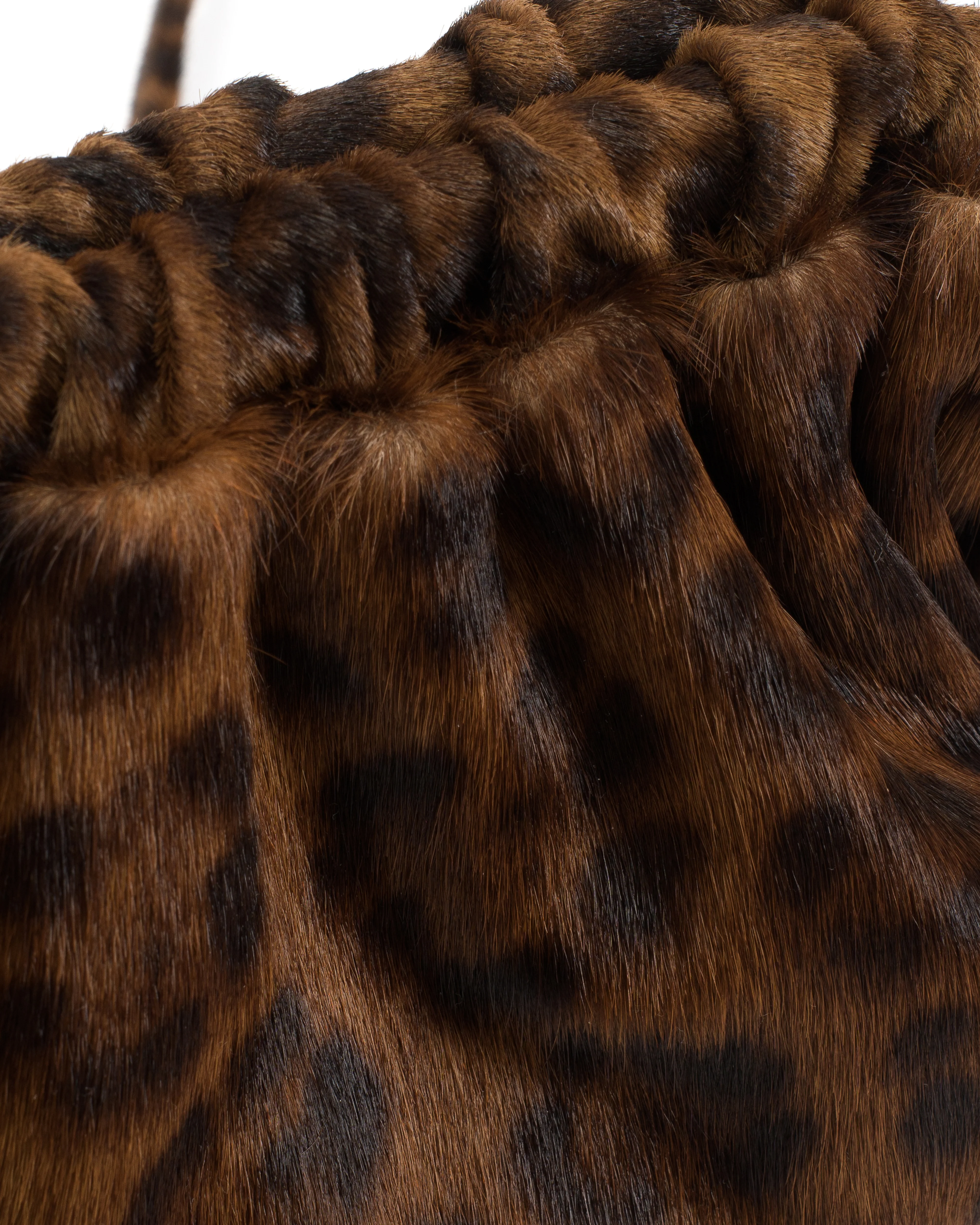 Hally classic cloud bag Calf hair Leopard - Image 4