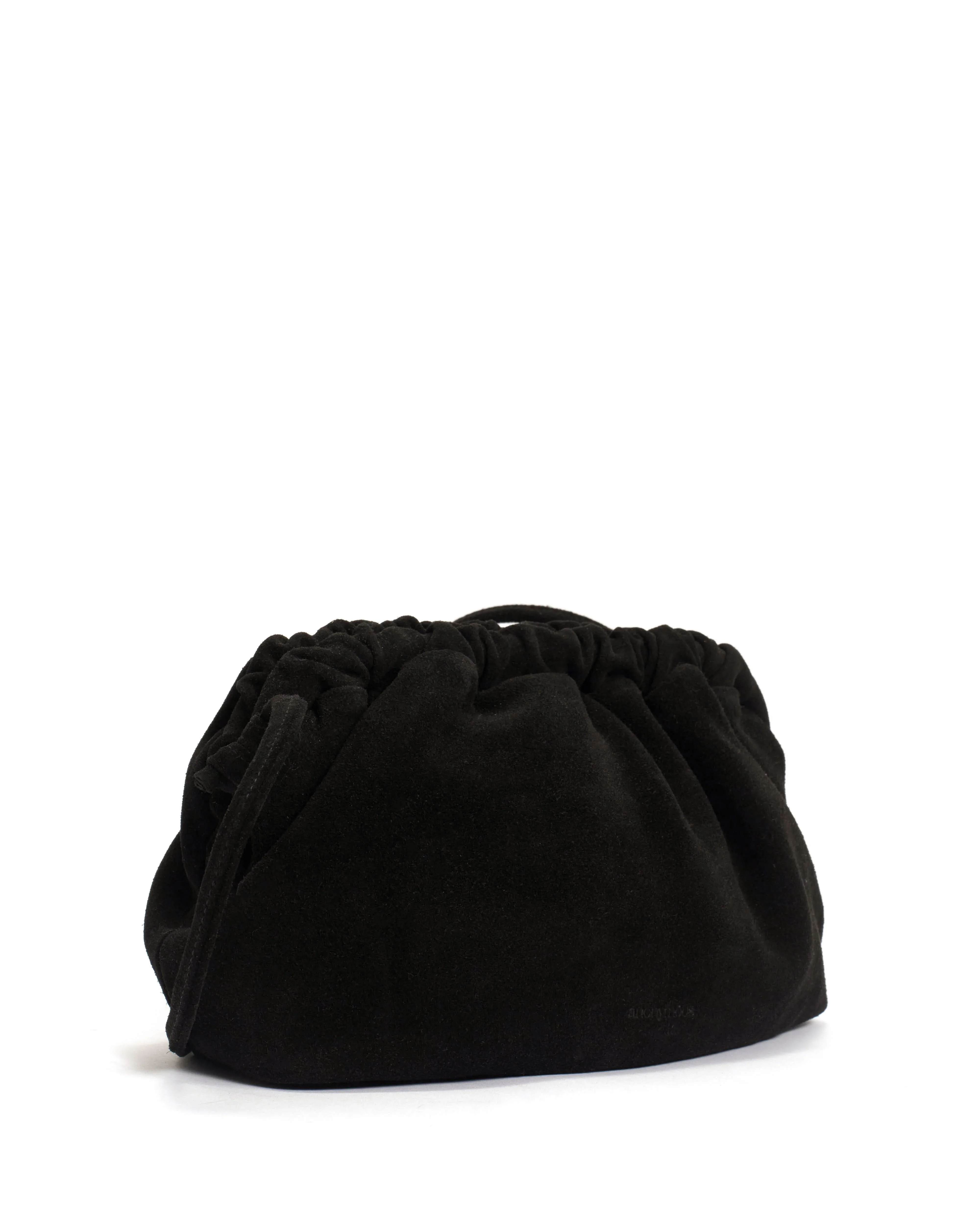 Hally classic cloud bag Calf suede Black - Image 2