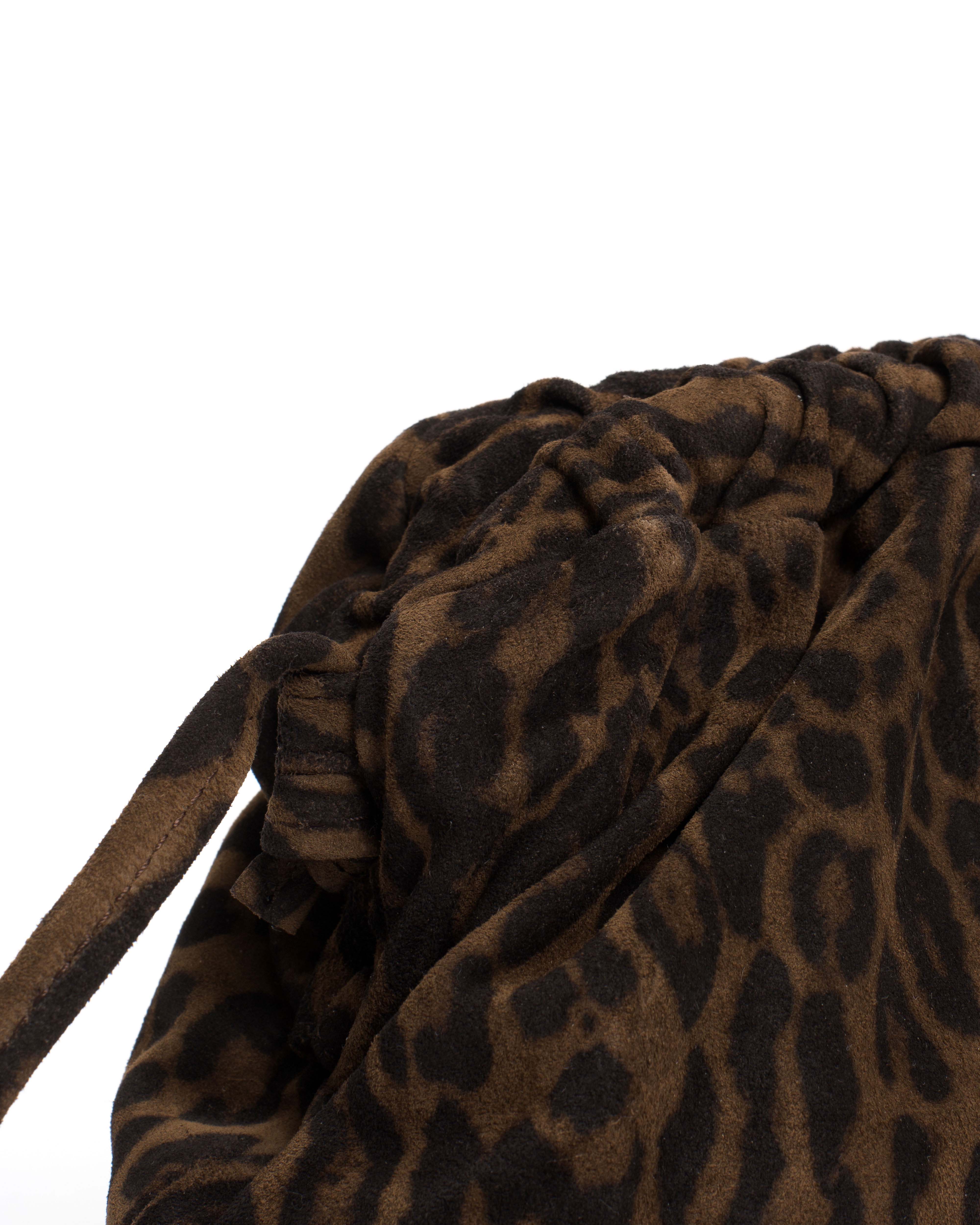 Hally classic cloud bag Calf suede print Jaguar - Image 4
