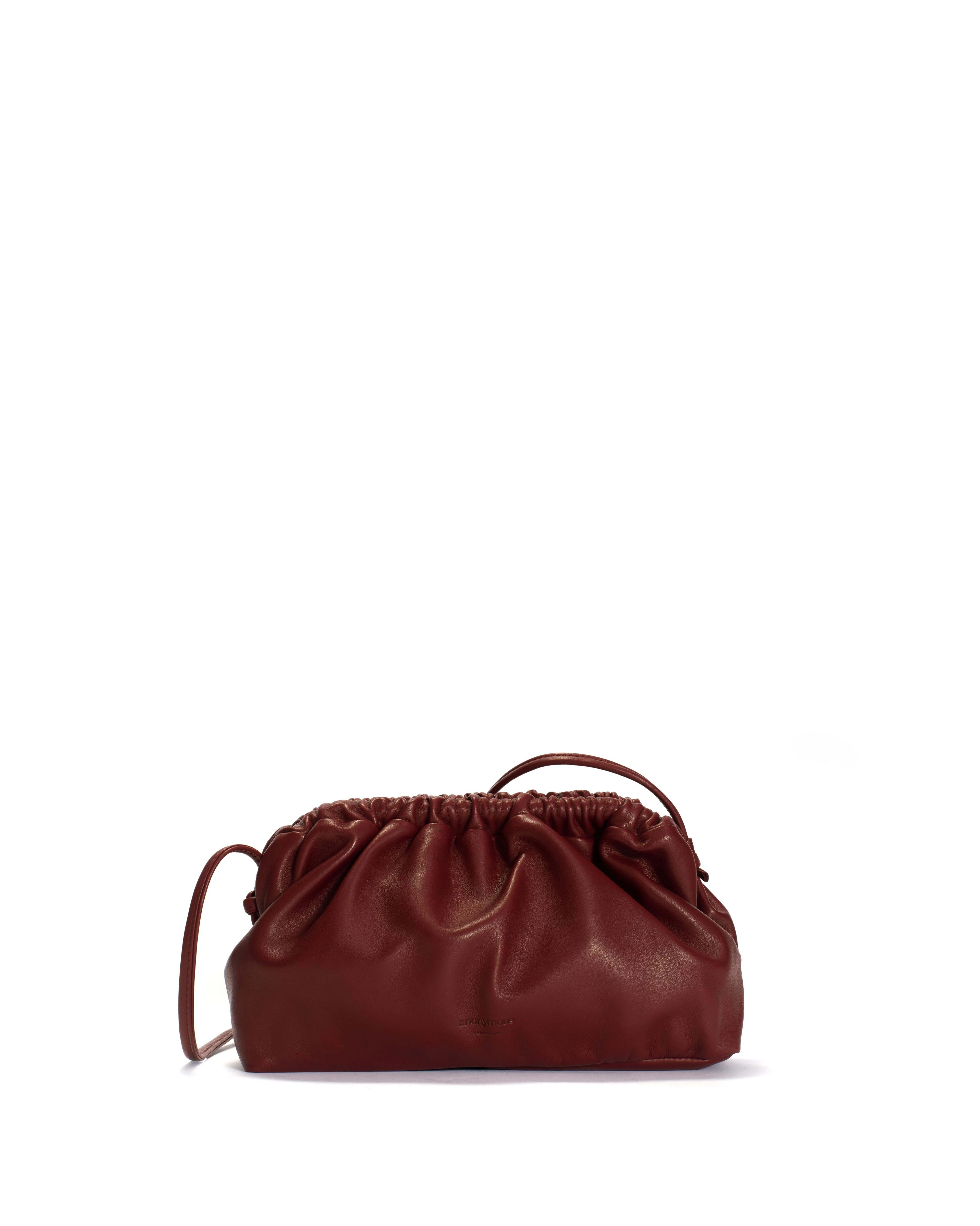 Hally classic cloud bag Silky lamb Pomegranate