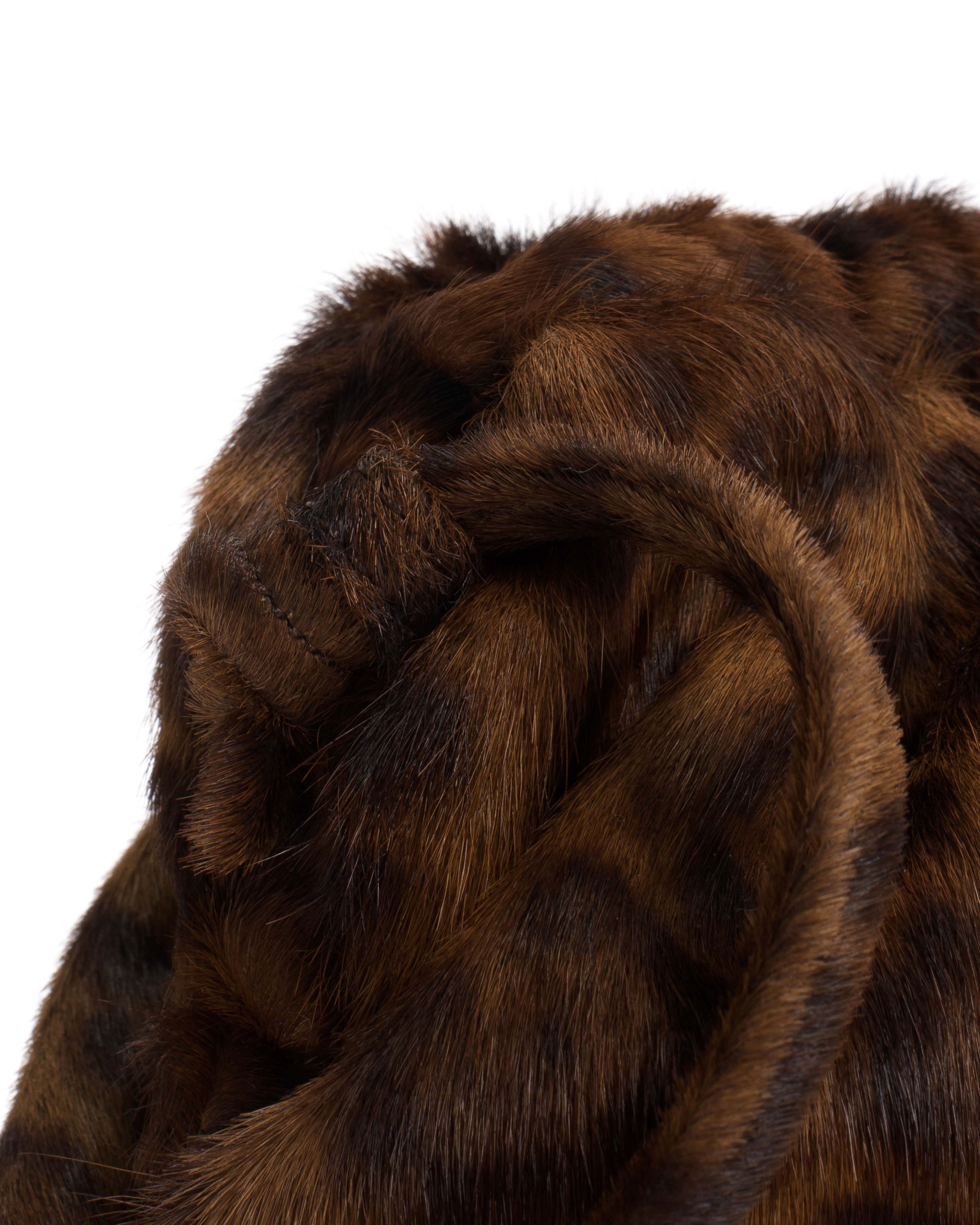Hally petite cloud bag Calf hair Leopard - Image 4