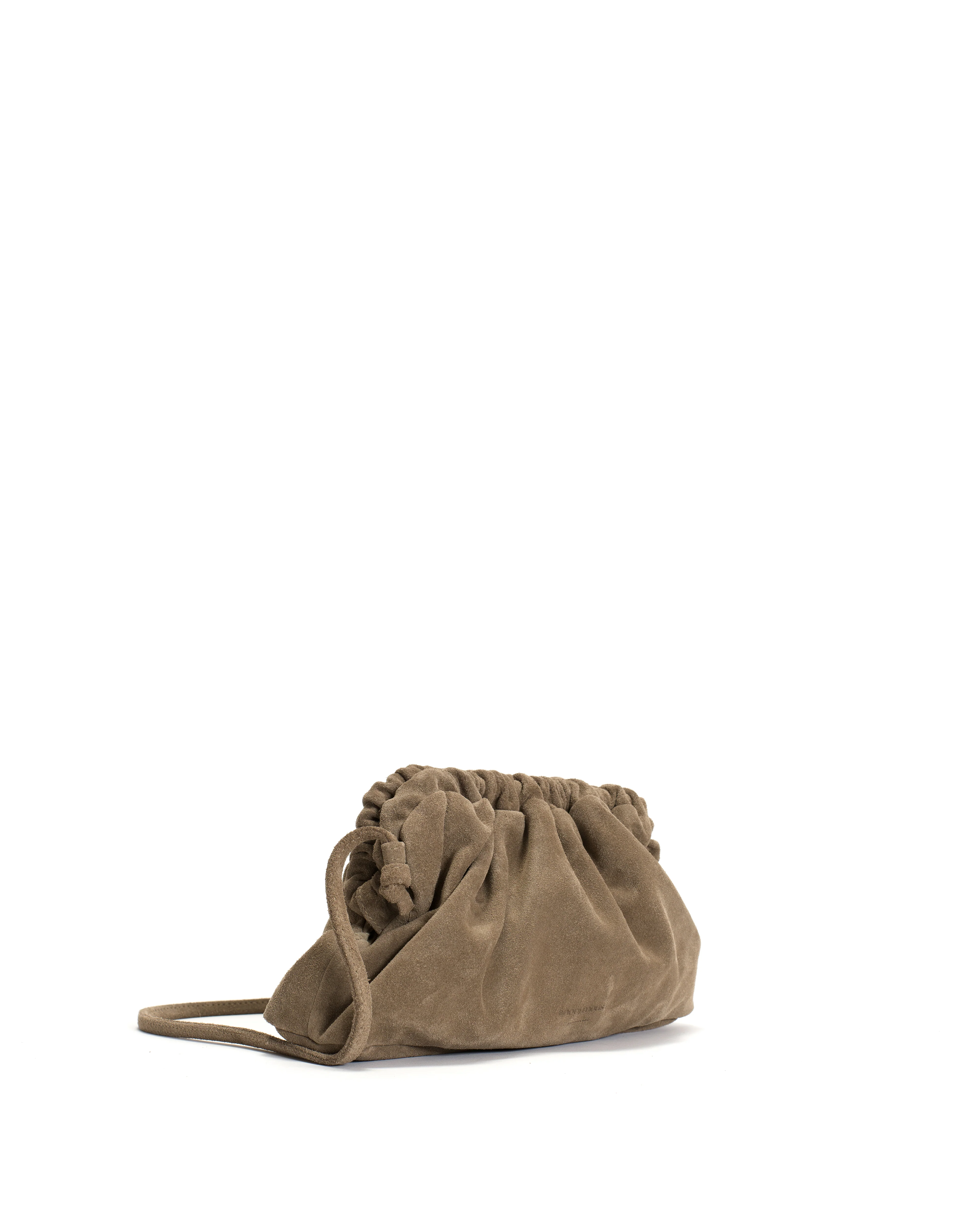 Hally petite cloud bag Calf suede Mushroom - Image 2