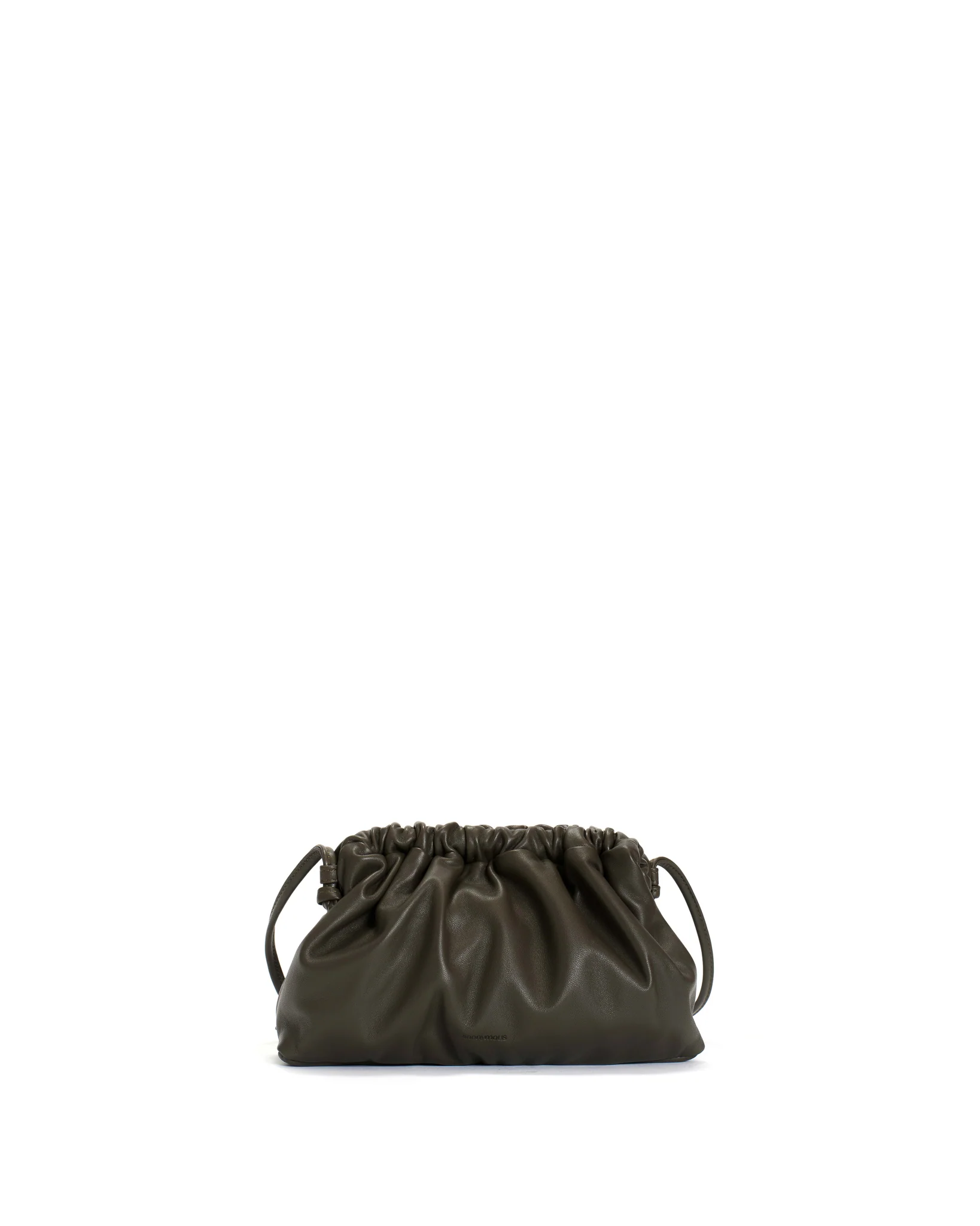 Hally petite cloud bag Shiny lamb Olive green