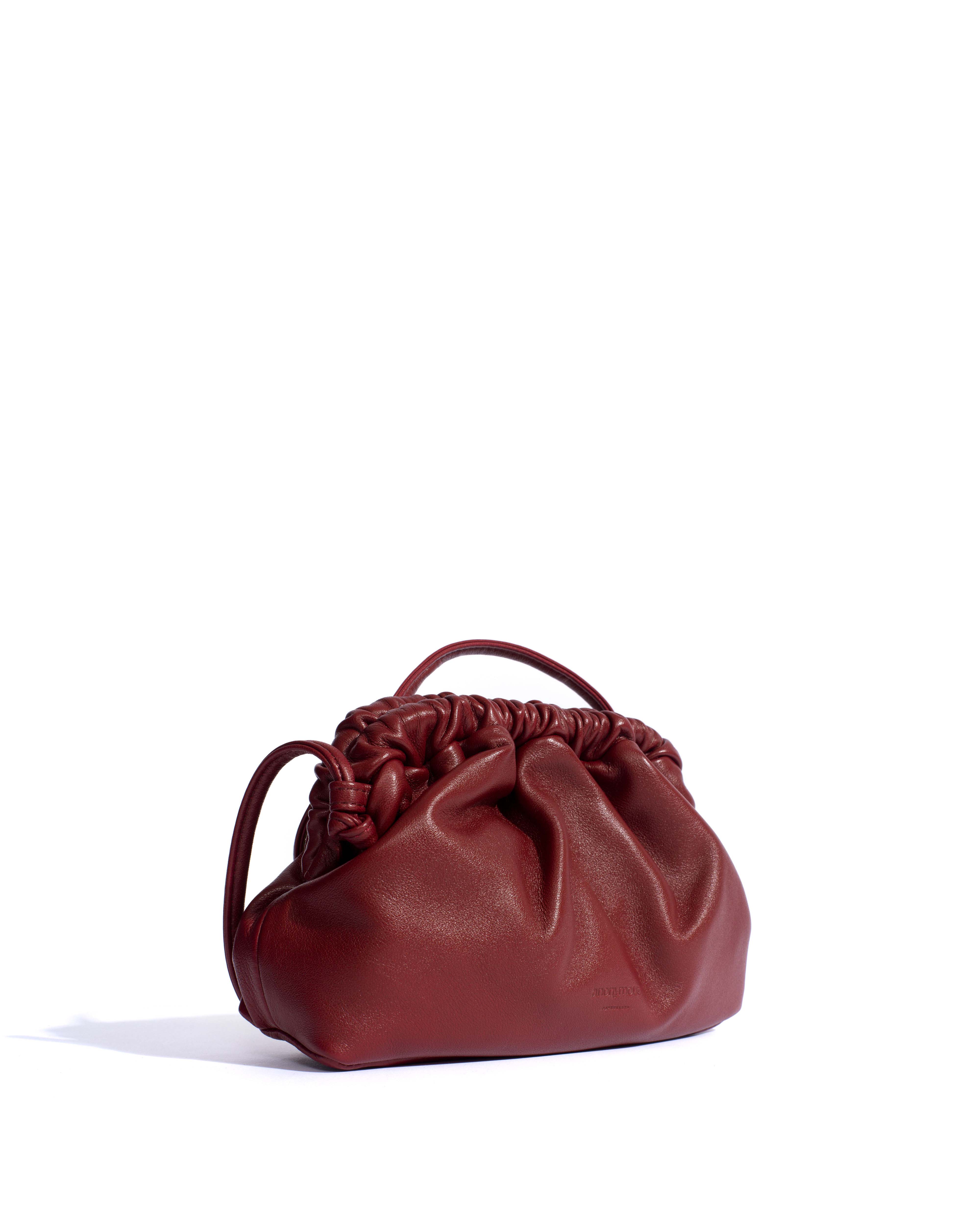 Hally petite cloud bag Shiny lamb Pomegranate - Image 2