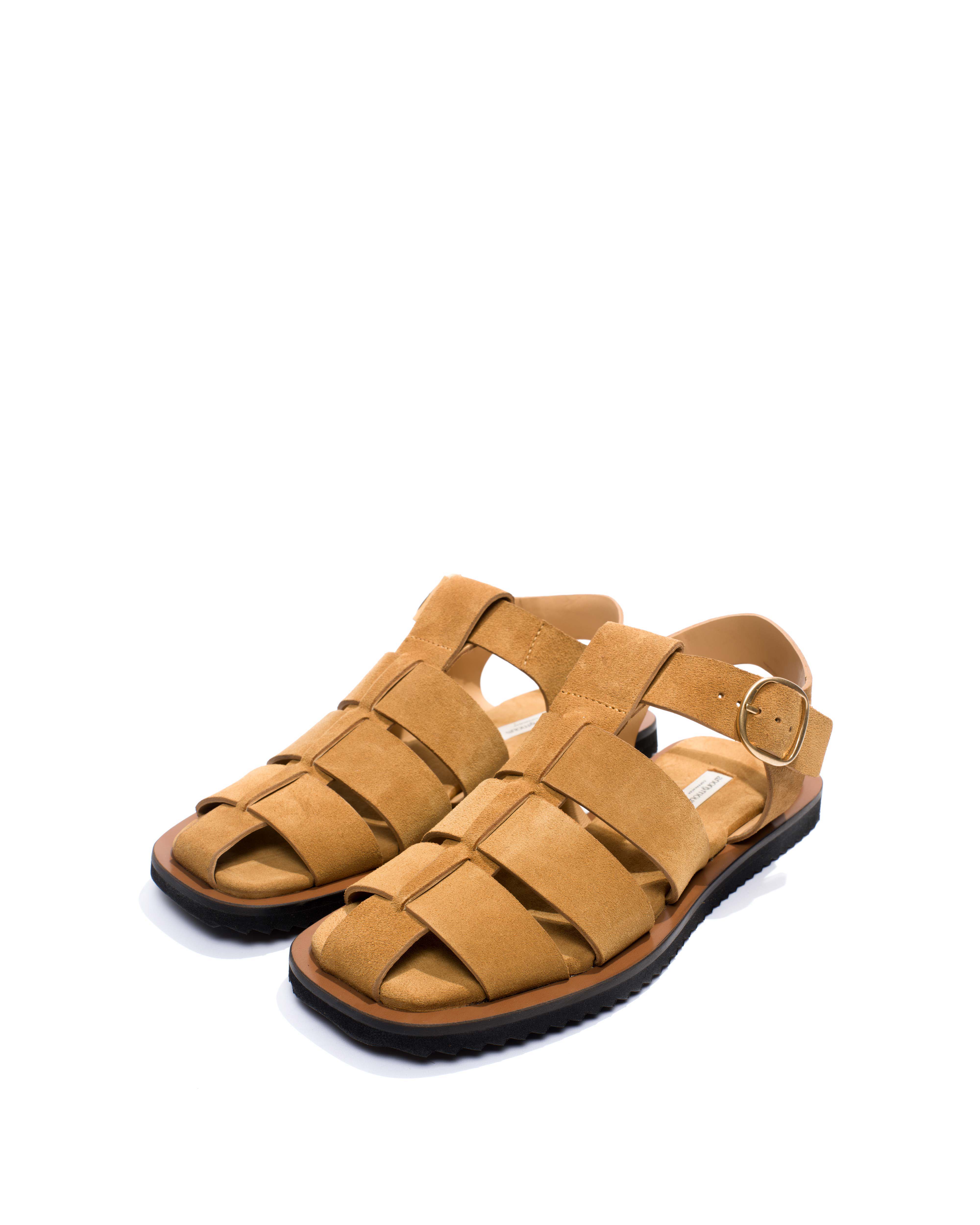 Hampell Calf suede Bamboo brown - Image 2