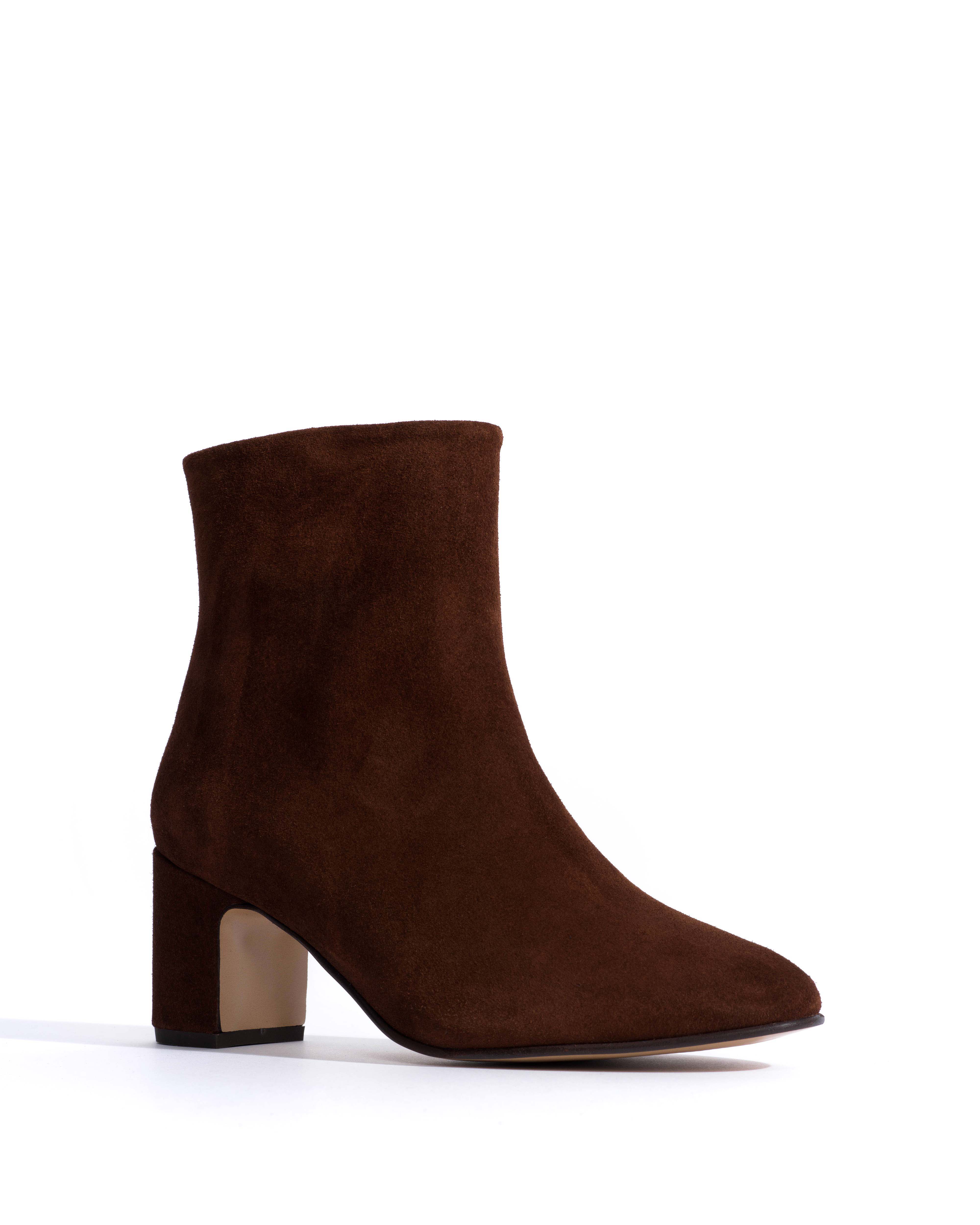 Hanny 55 Calf suede Chocolate - Image 2