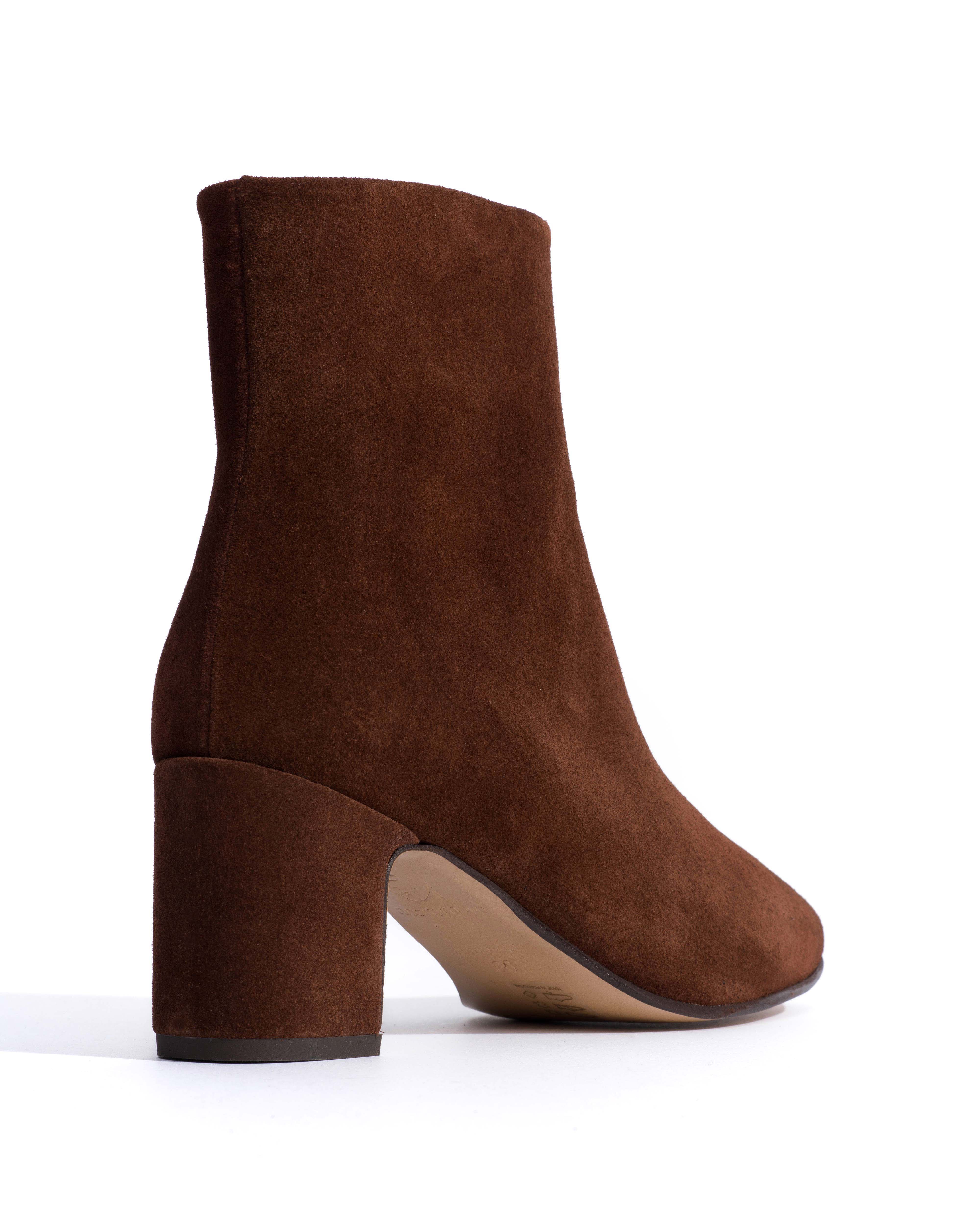 Hanny 55 Calf suede Chocolate - Image 3