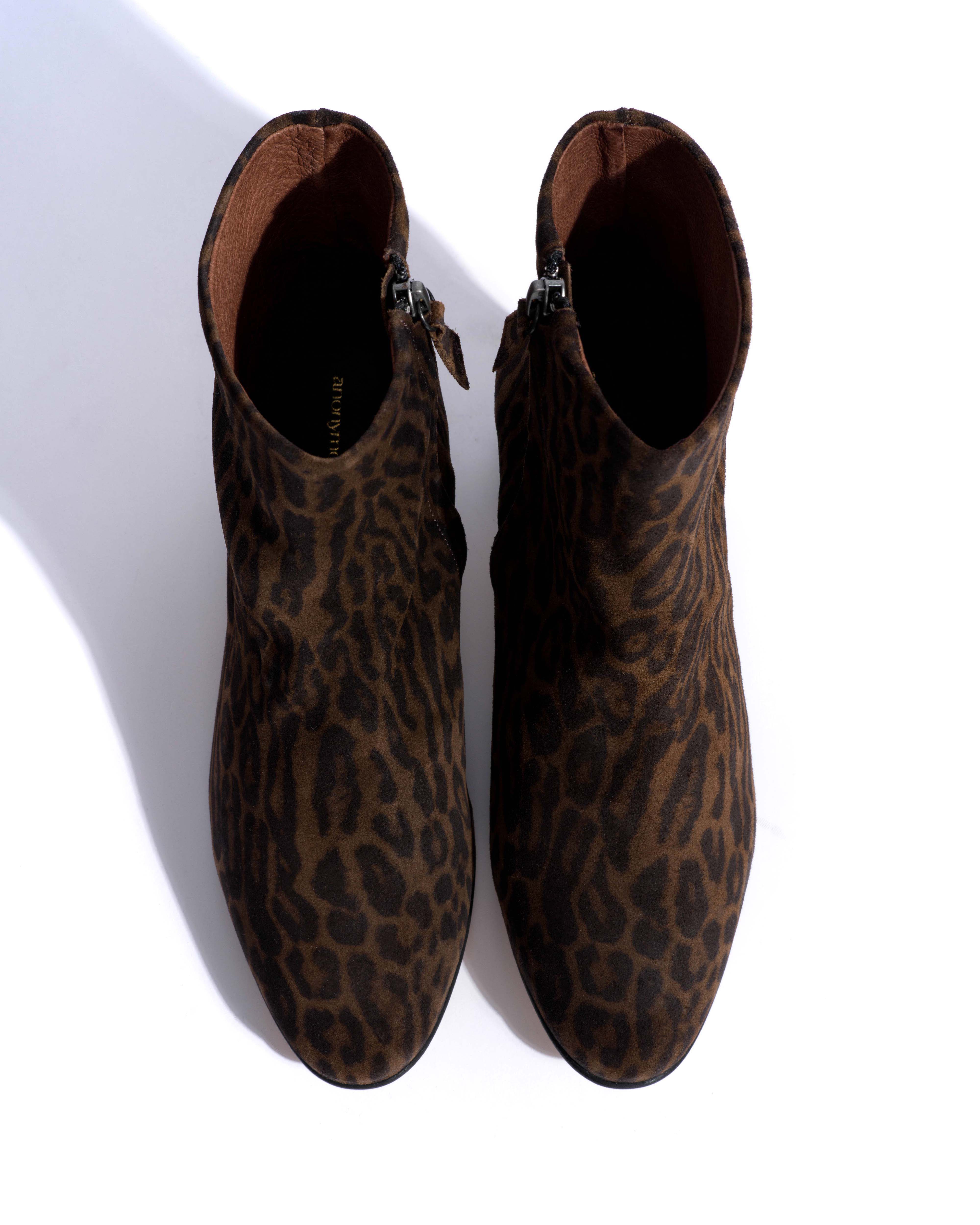 Hanny 55 Calf suede print Jaguar - Image 4