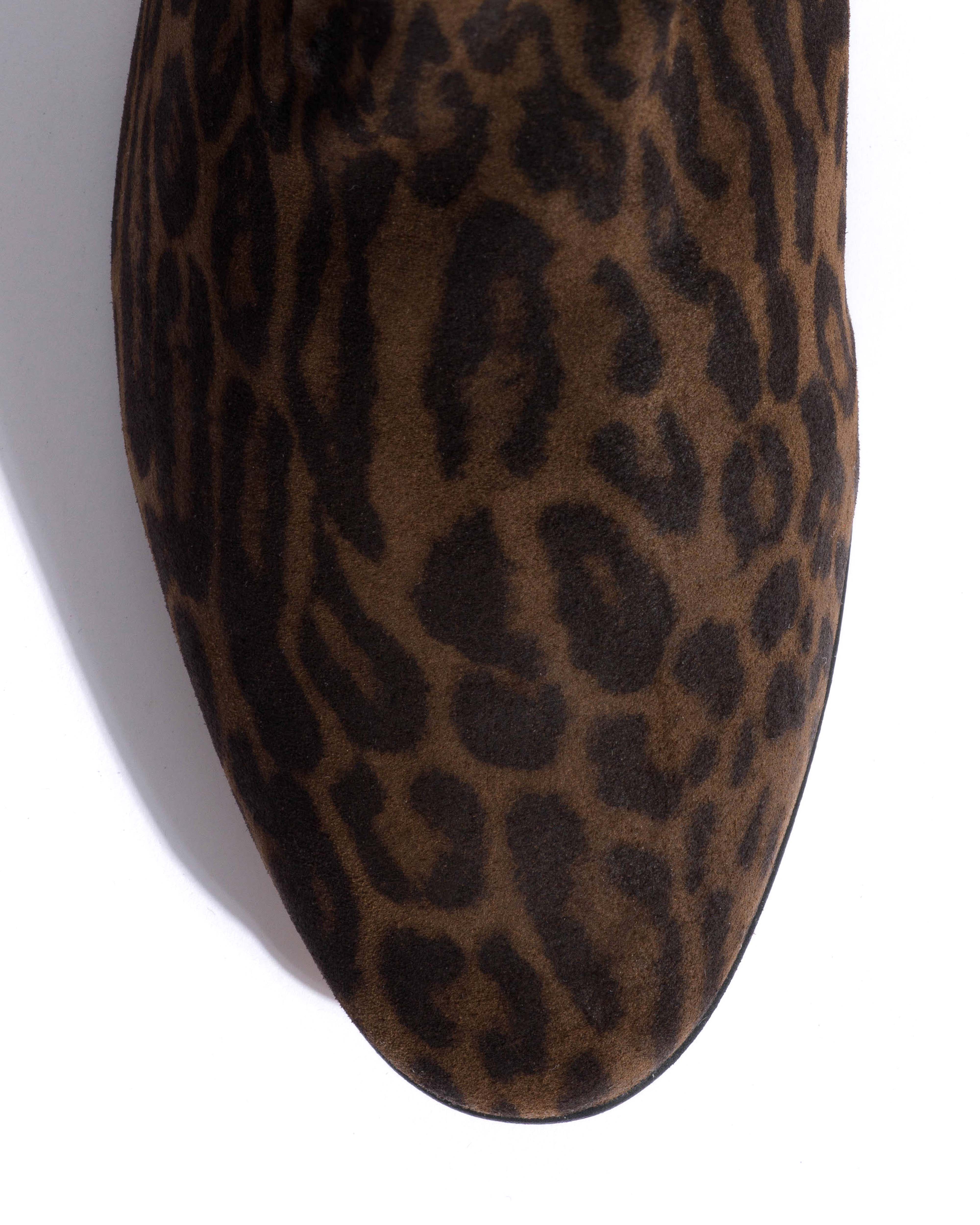 Hanny 55 Calf suede print Jaguar - Image 5