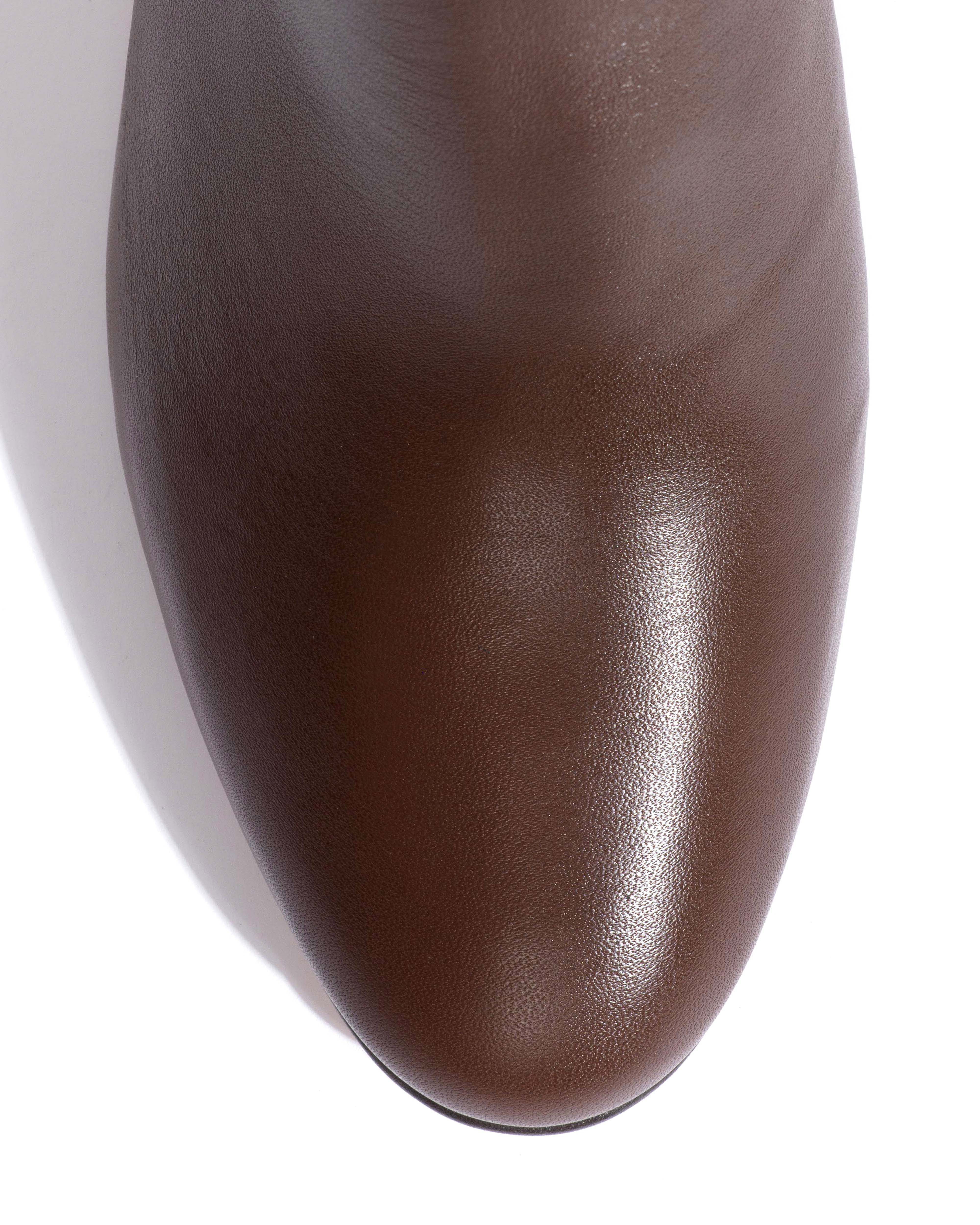 Hanny 55 Soft calf Chocolate - Image 5