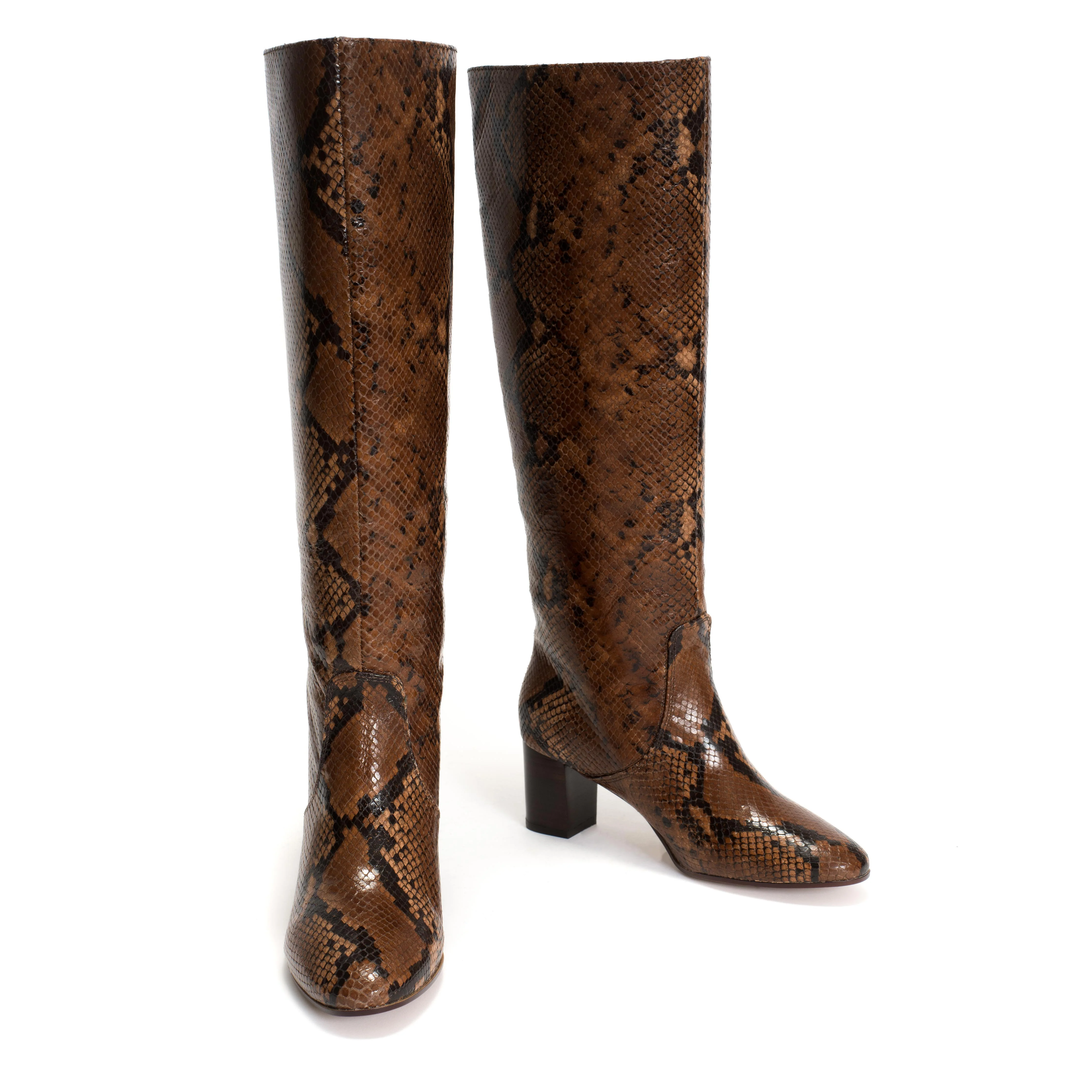 Henriette Snake calf Hazelnut - Image 5