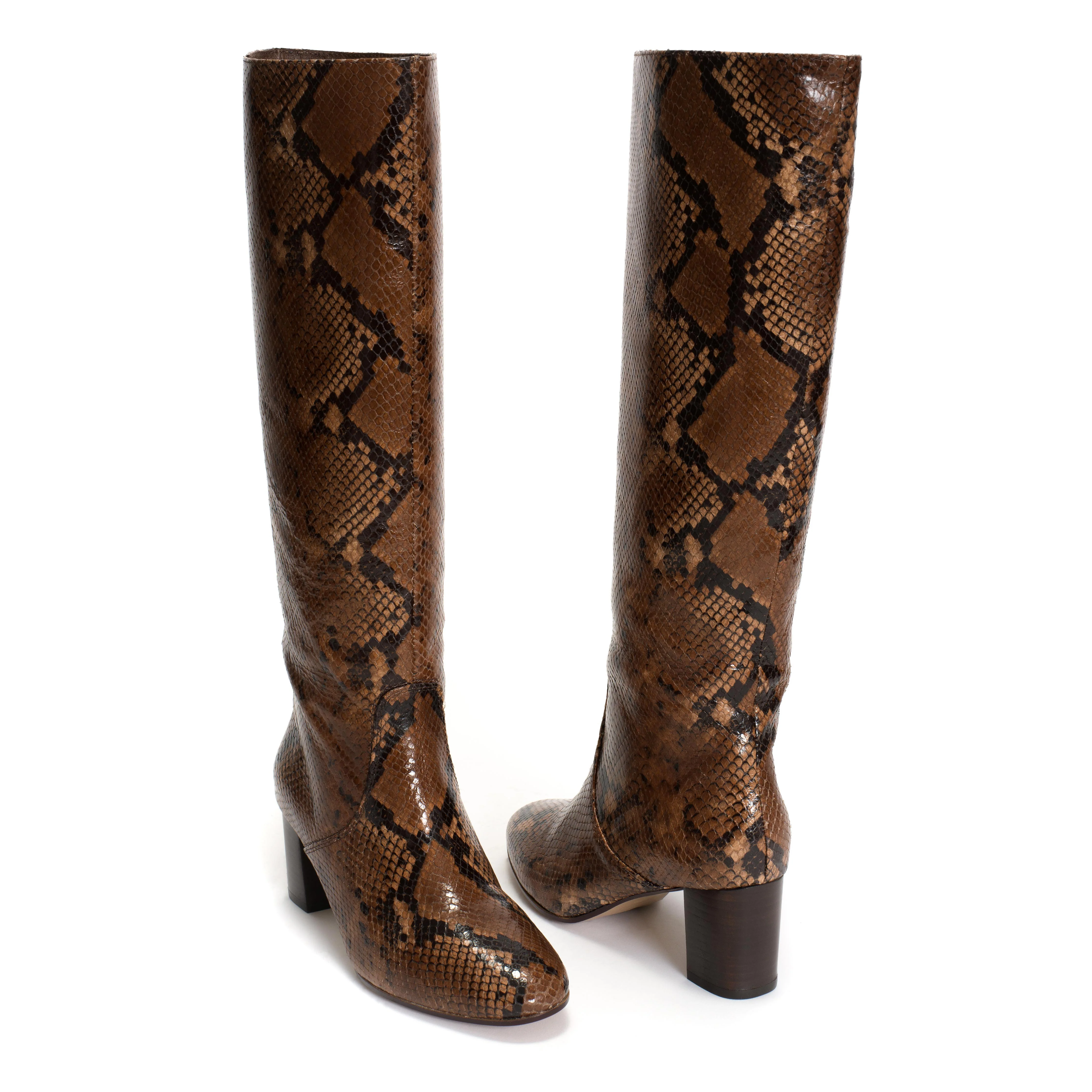 Henriette Snake calf Hazelnut - Image 6