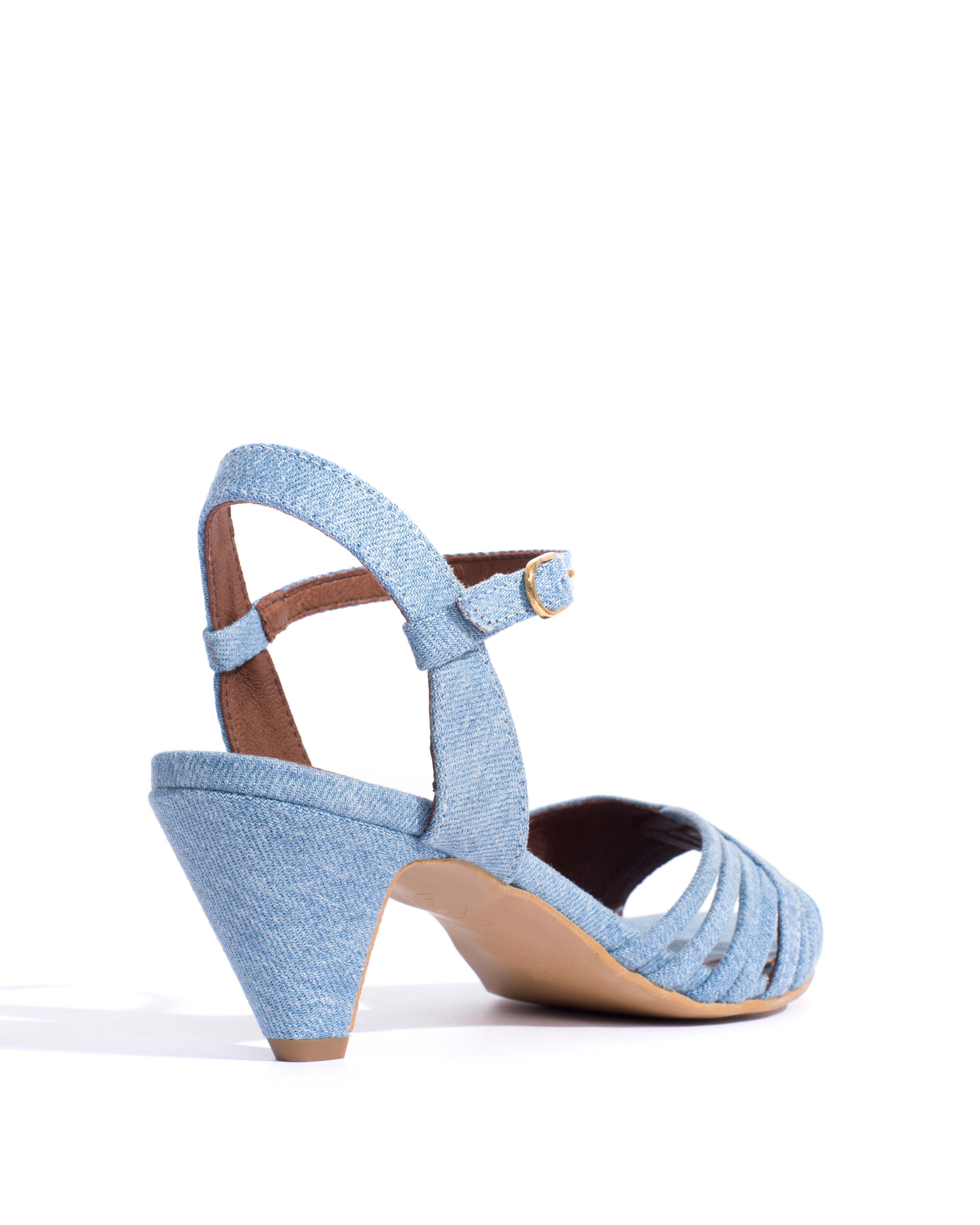 Hermine 50 stiletto Denim Washed blue - Image 3