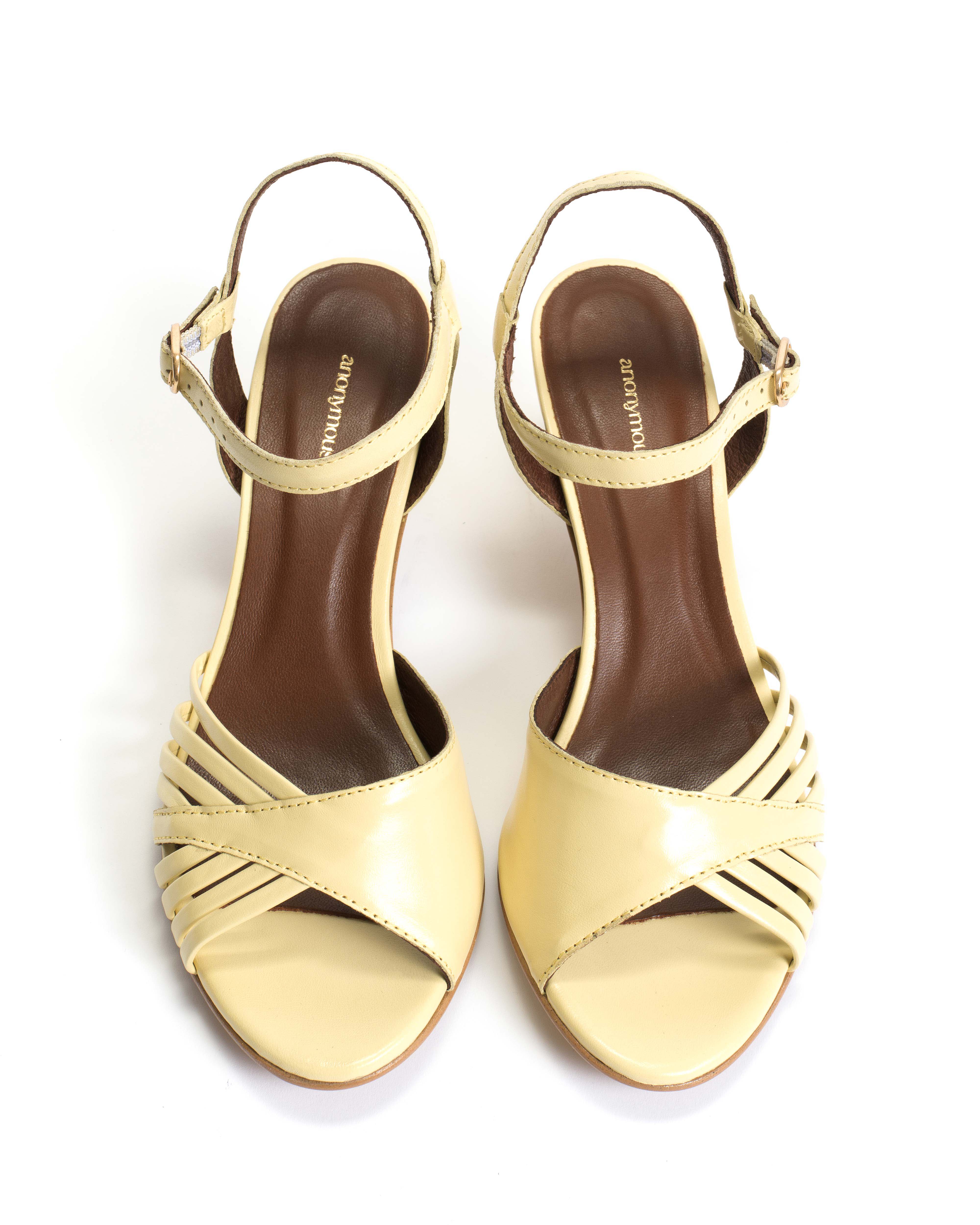 Hermine 50 stiletto Shiny lamb Pineapple ice - Image 3