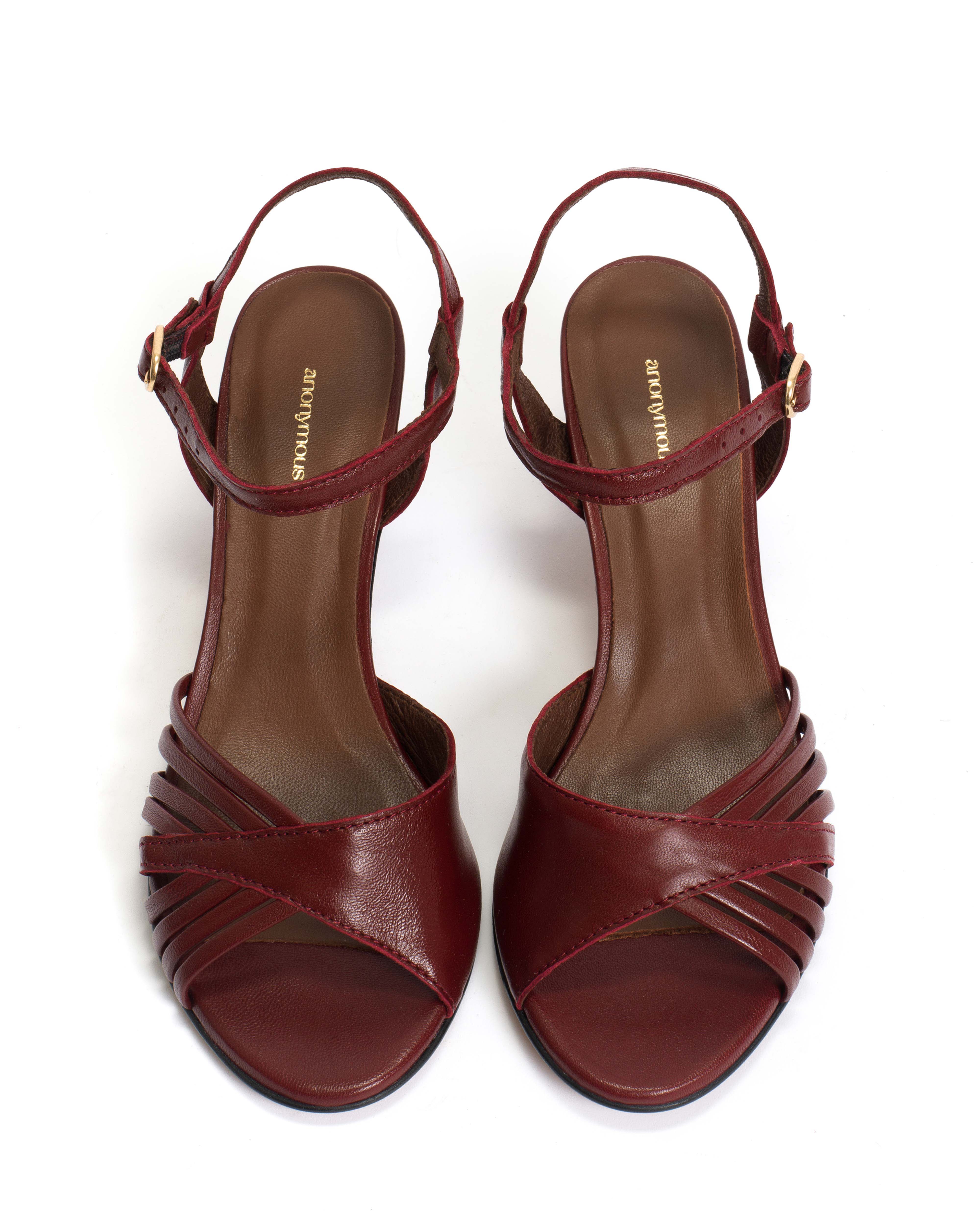 Hermine 50 stiletto Shiny lamb Pomegranate - Image 4