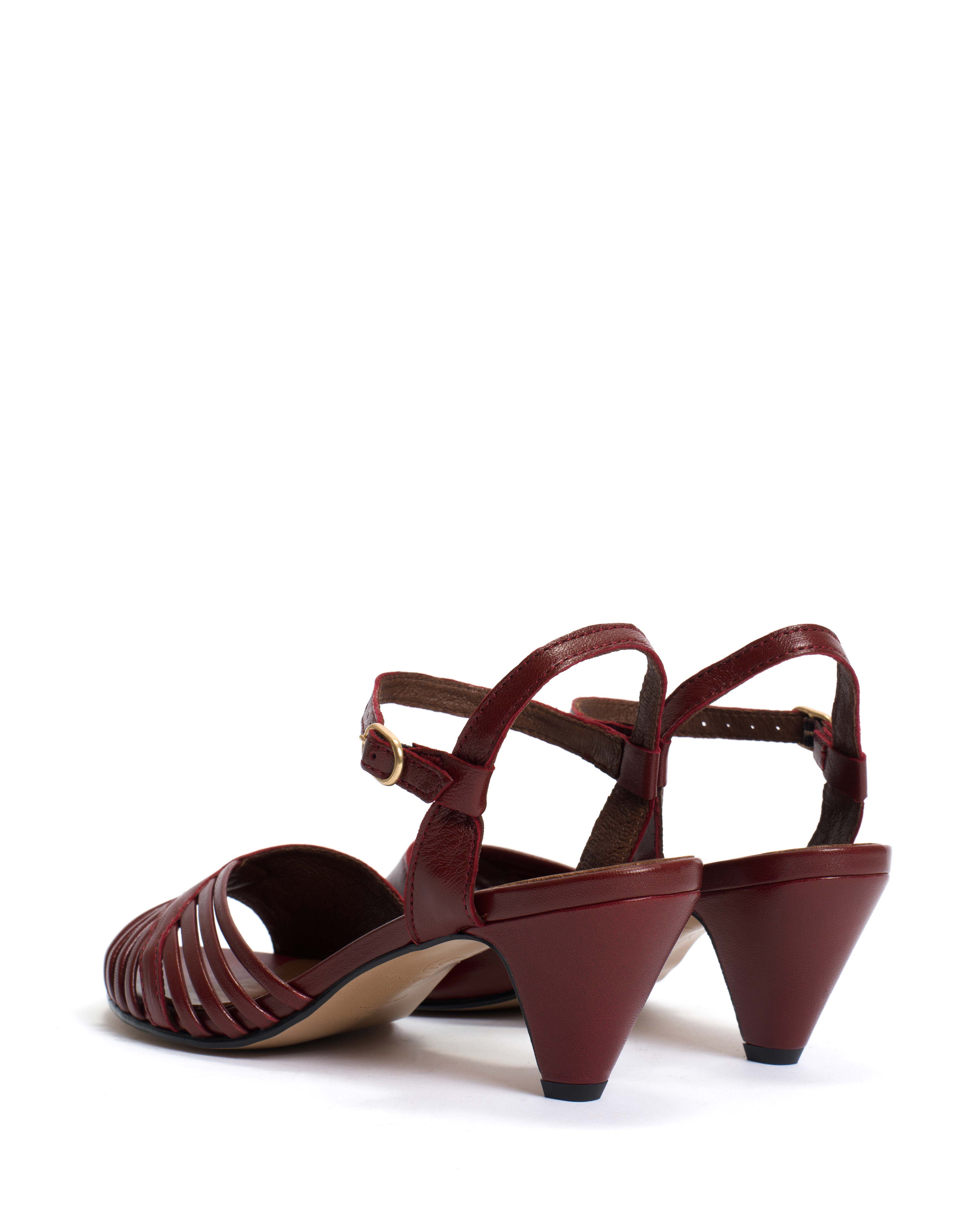 Hermine 50 stiletto Shiny lamb Pomegranate - Image 5