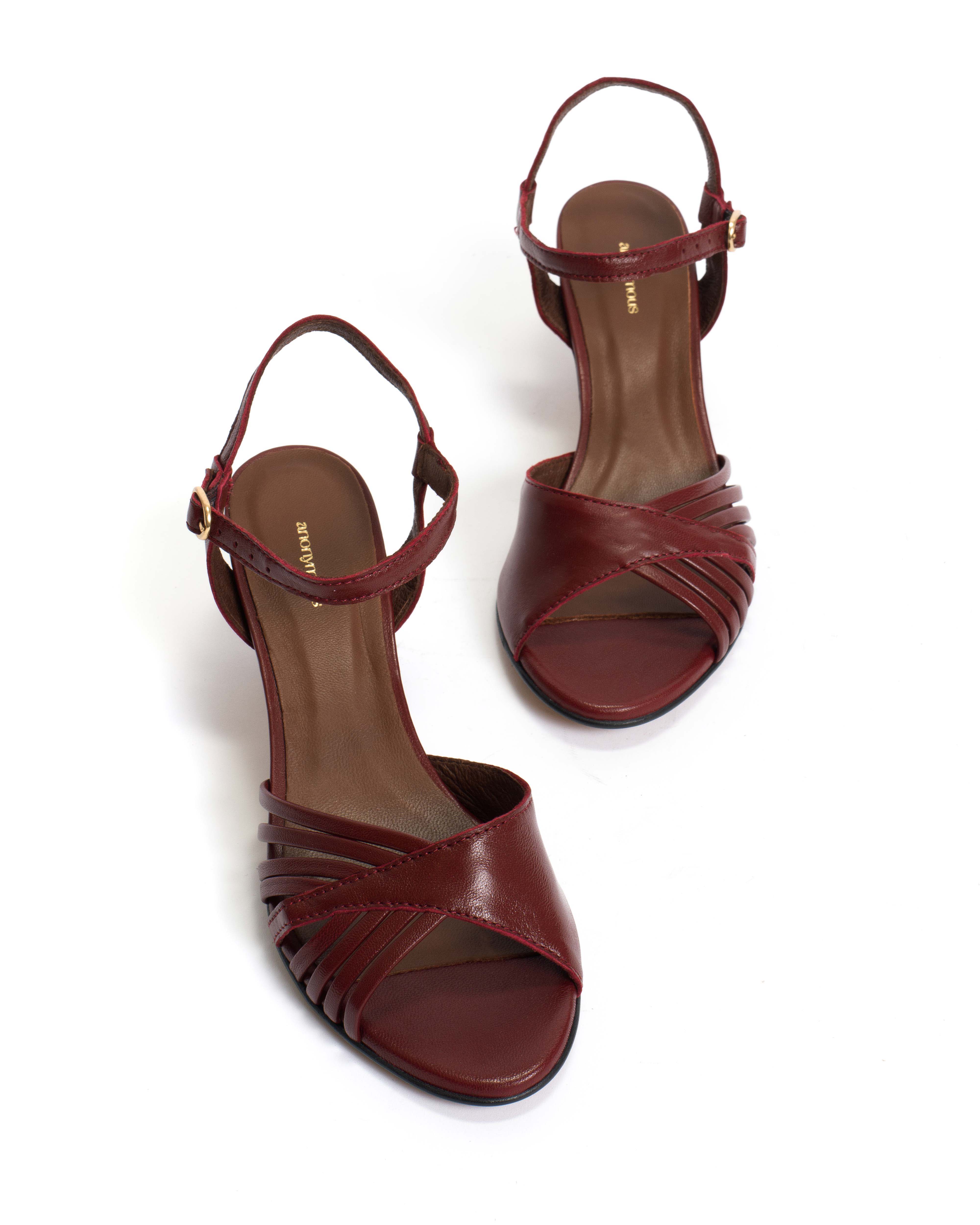 Hermine 50 stiletto Shiny lamb Pomegranate - Image 6