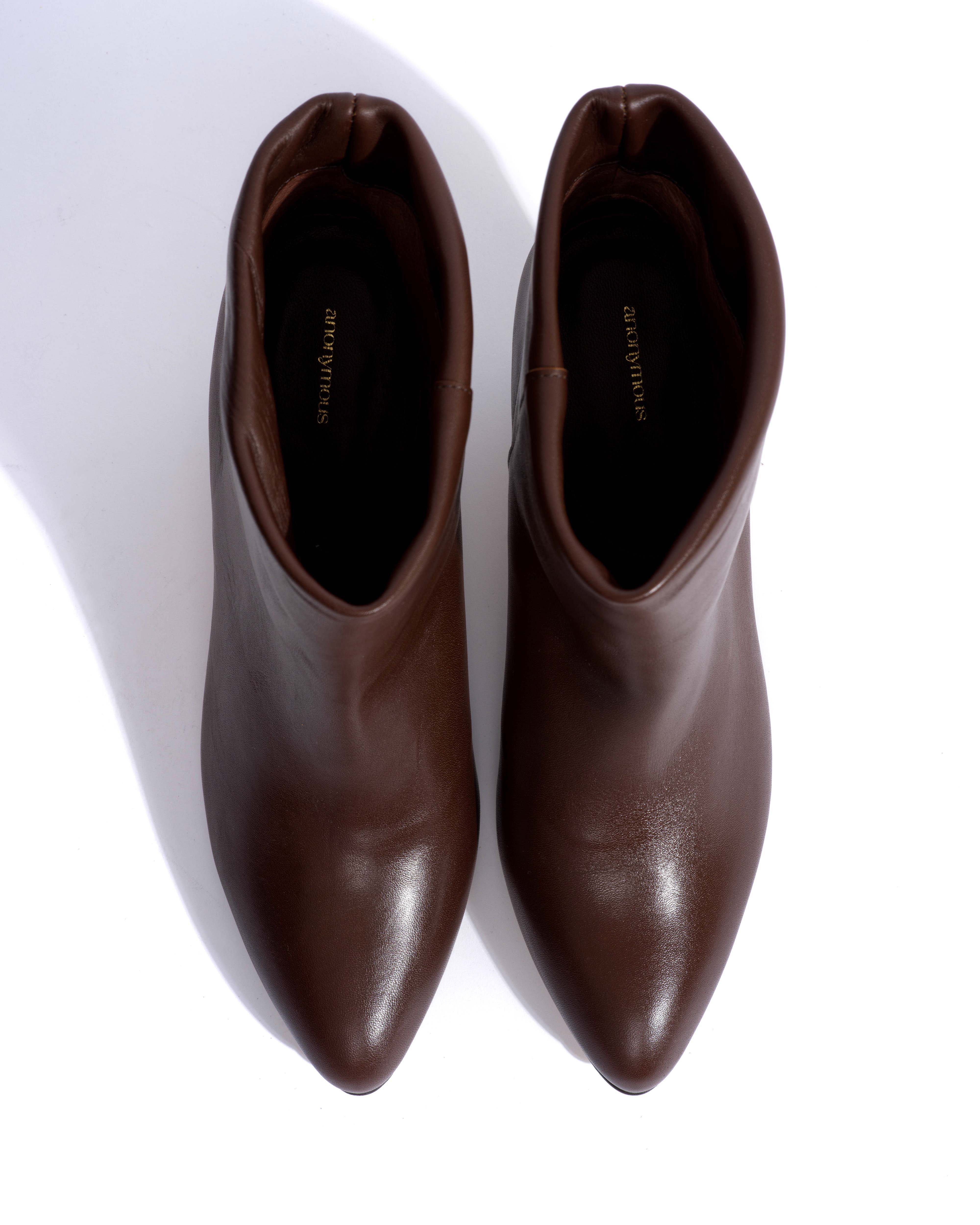 Hilly 50 stiletto Soft calf Chocolate - Image 5