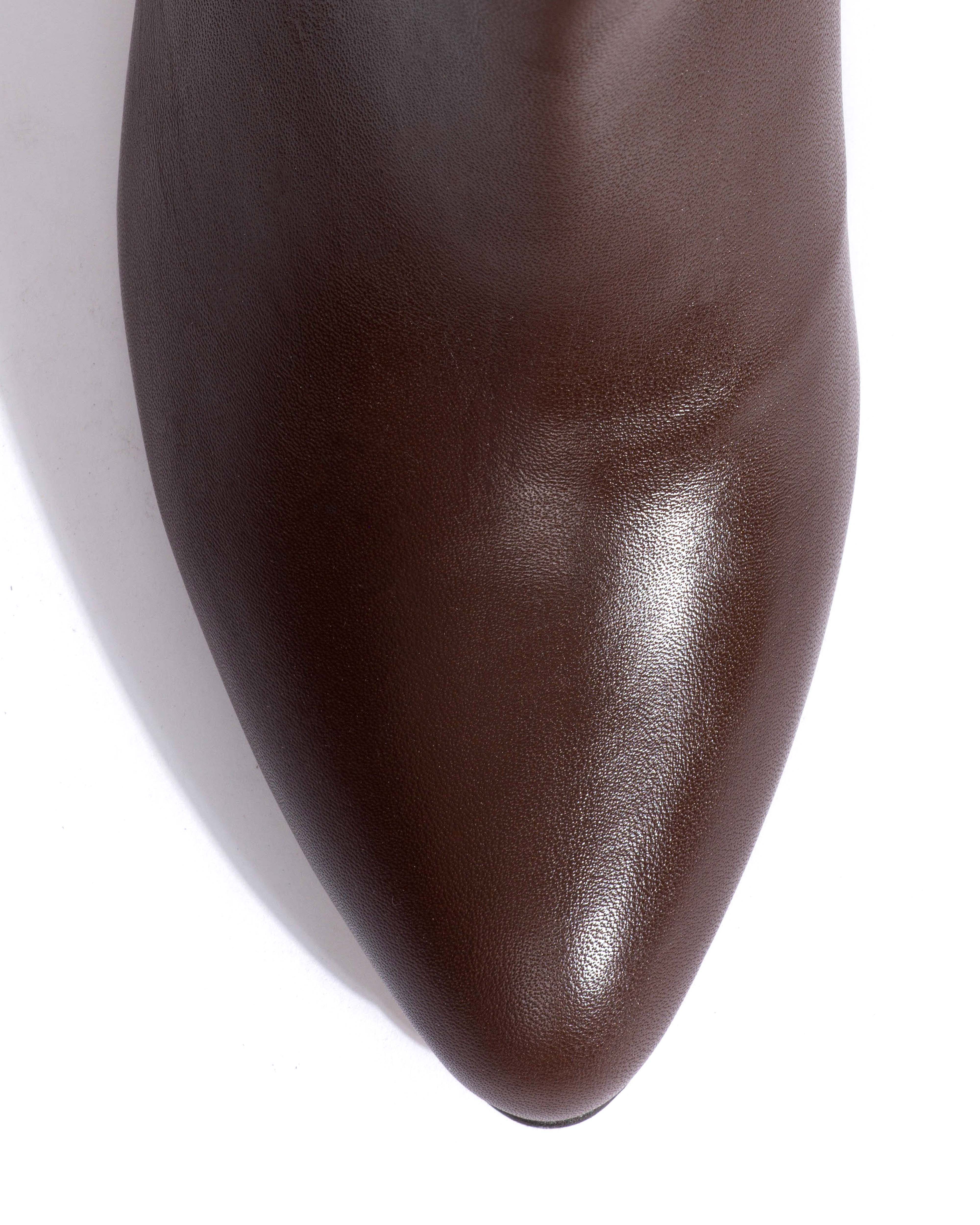 Hilly 50 stiletto Soft calf Chocolate - Image 6