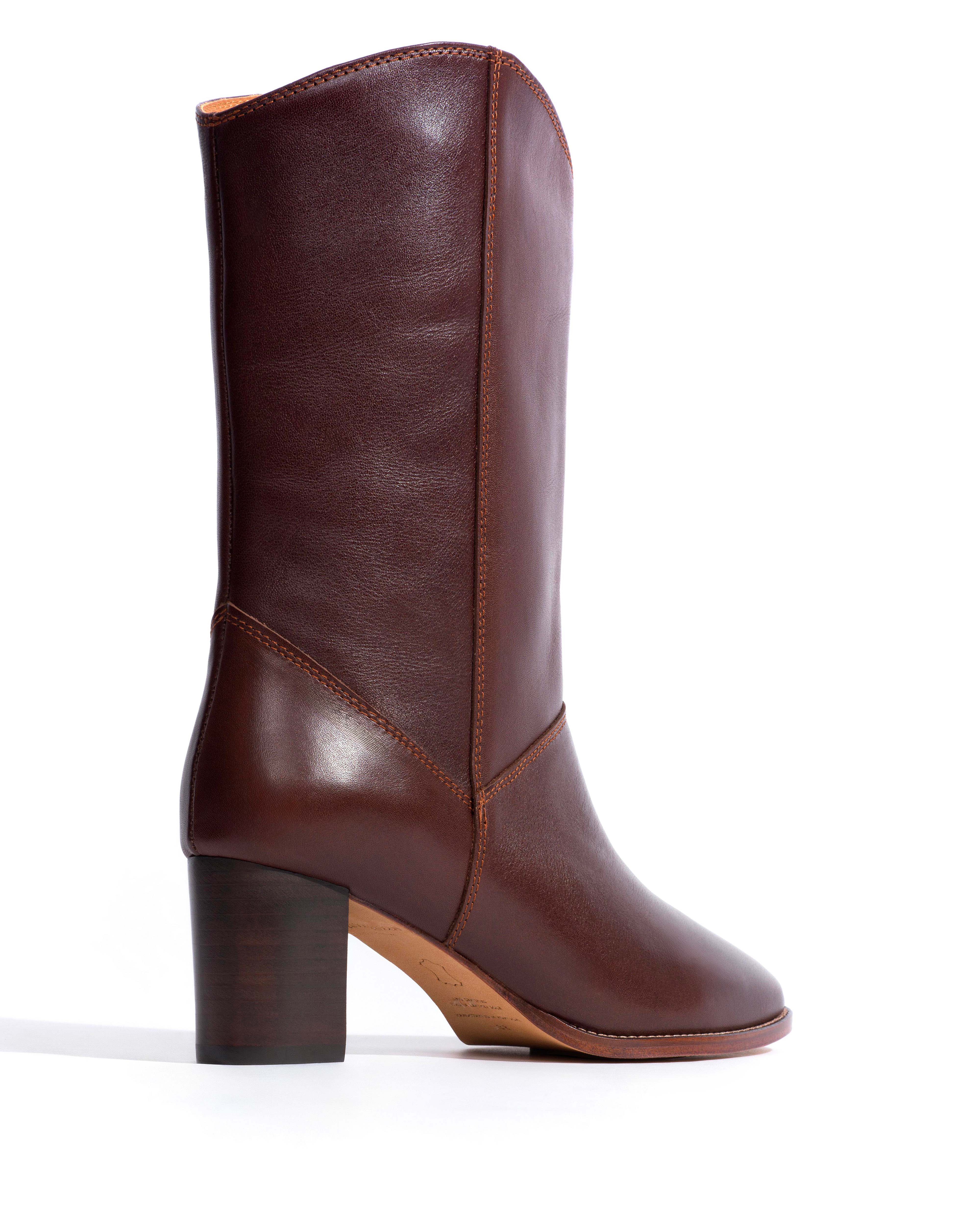 Hirah 55 Vegetal soft calf Coffee brown - Image 3