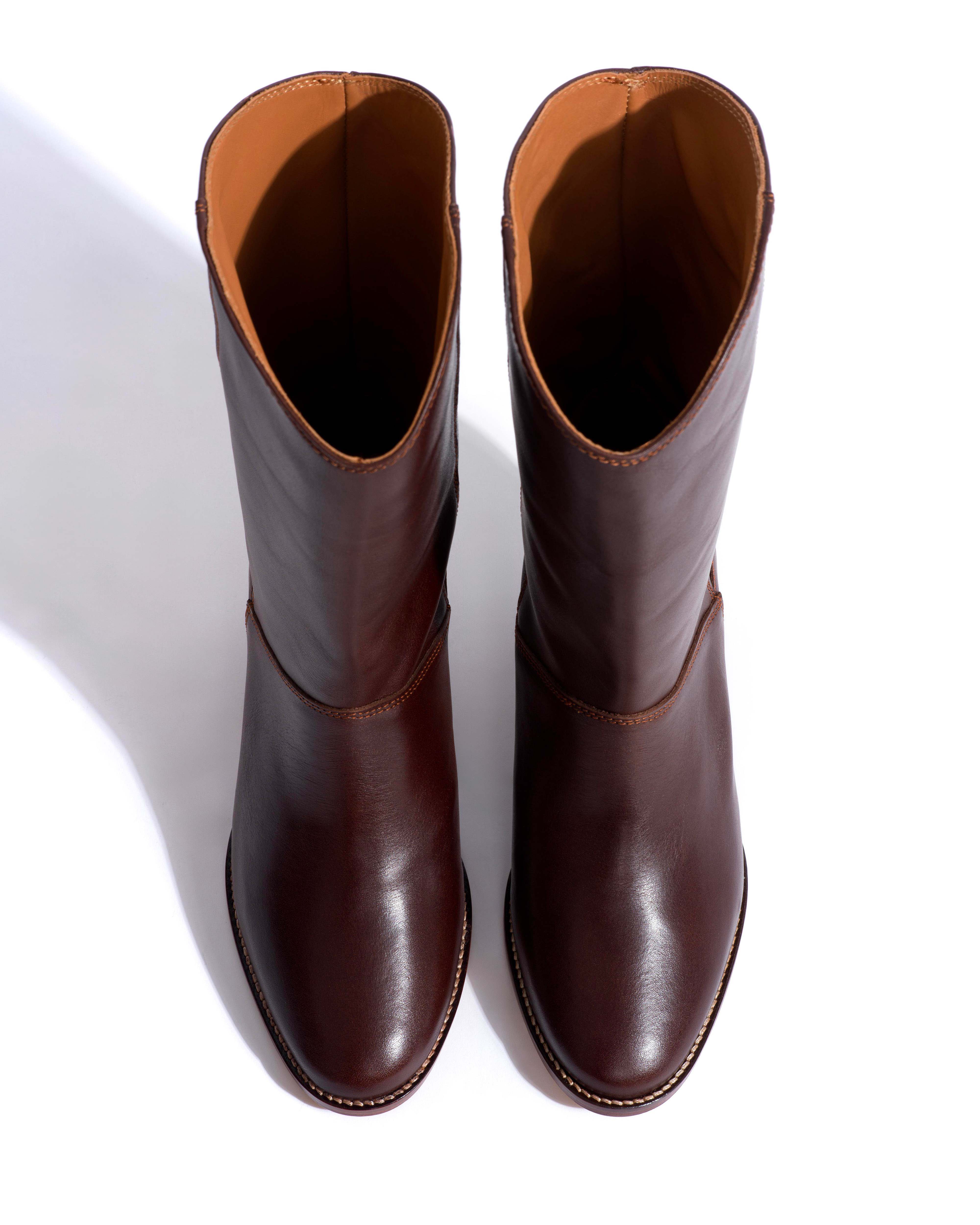 Hirah 55 Vegetal soft calf Coffee brown - Image 4