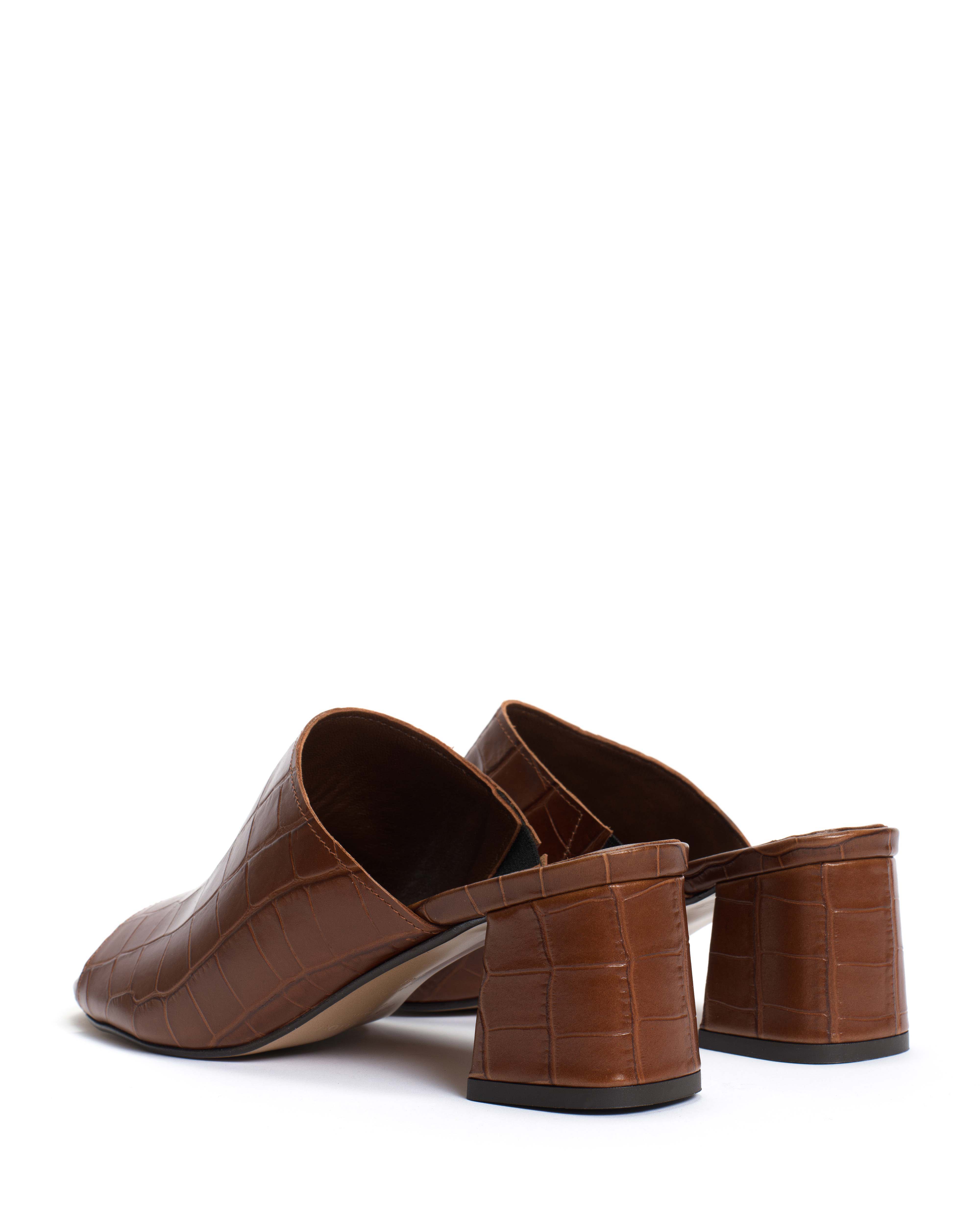 Horizon 55 Croco calf Chocolate - Image 4
