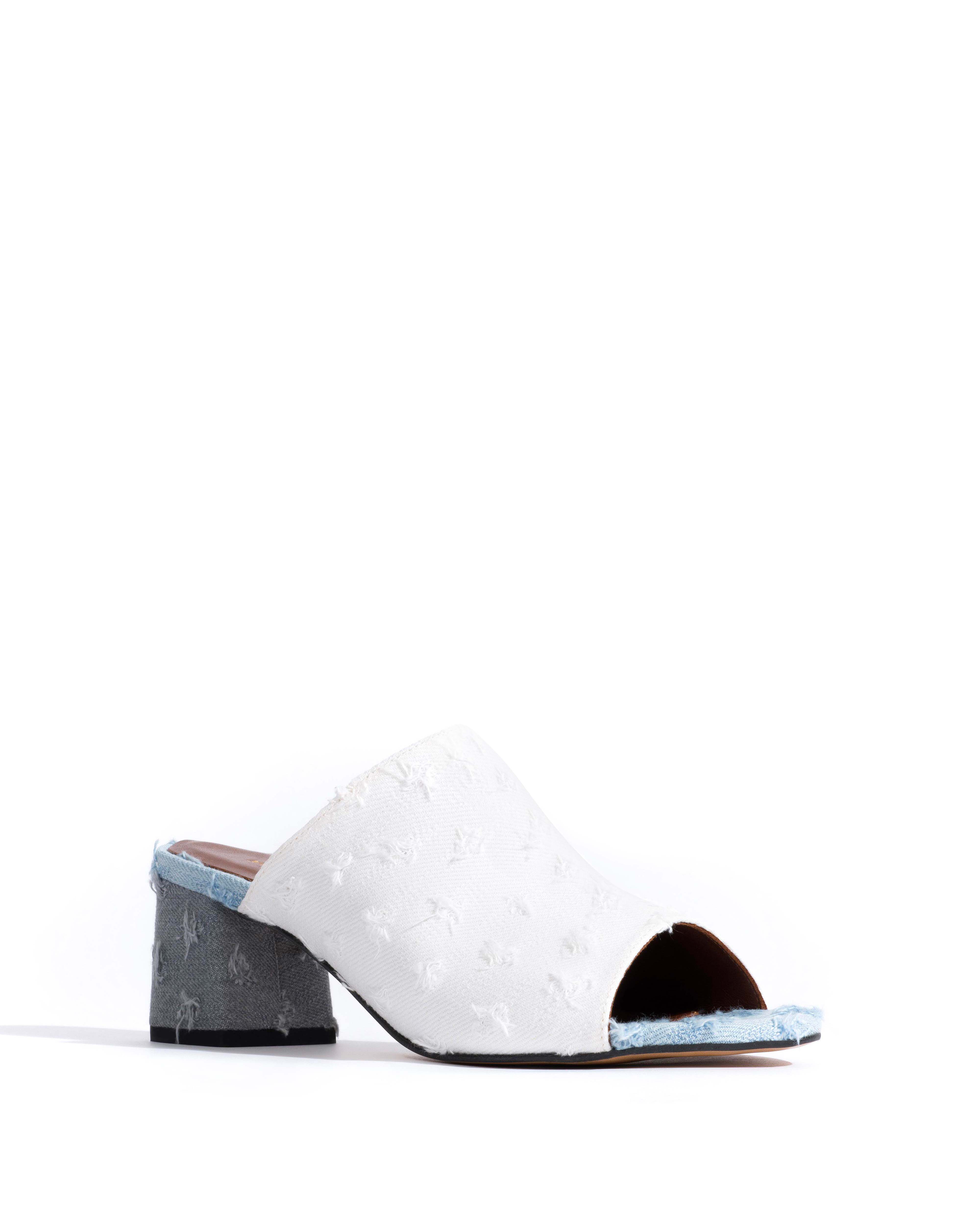Horizon 55 Denim mix Distressed washed white & Distressed washed blue & Distressed washed grey - Image 2