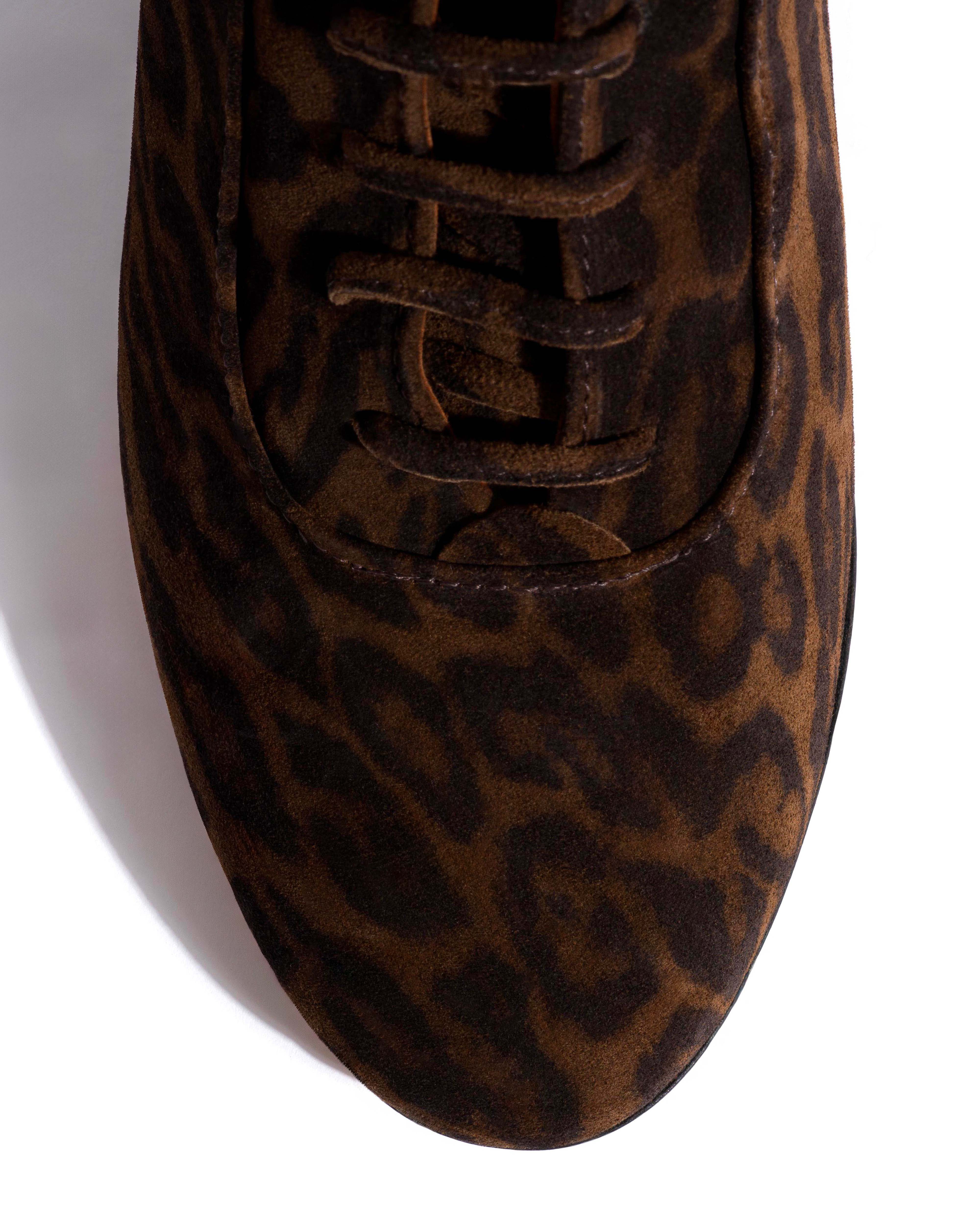 Janie 40 Calf suede print Jaguar - Image 5