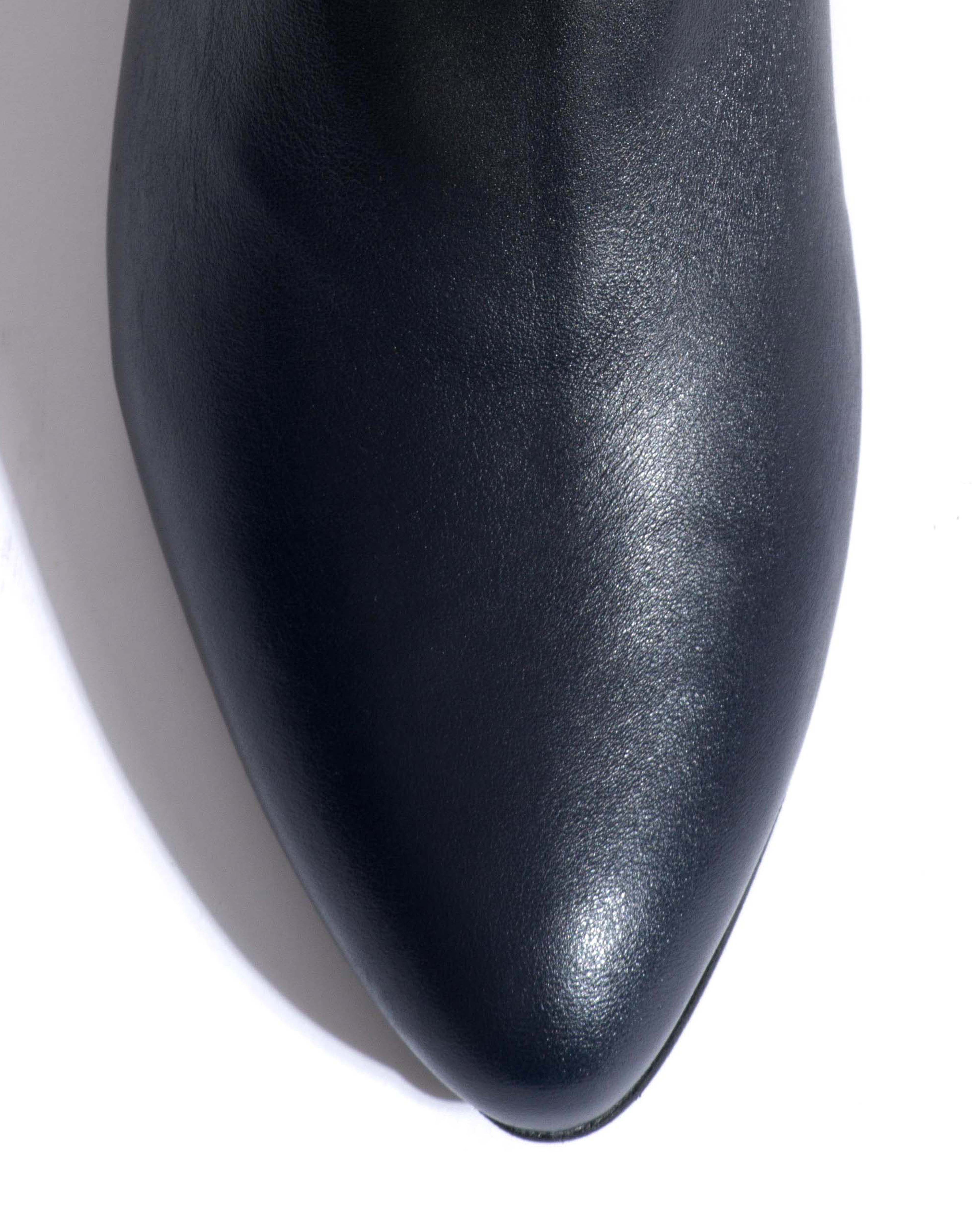 Jasmina 20 Soft calf & suede leather Dark blue & ink blue - Image 5
