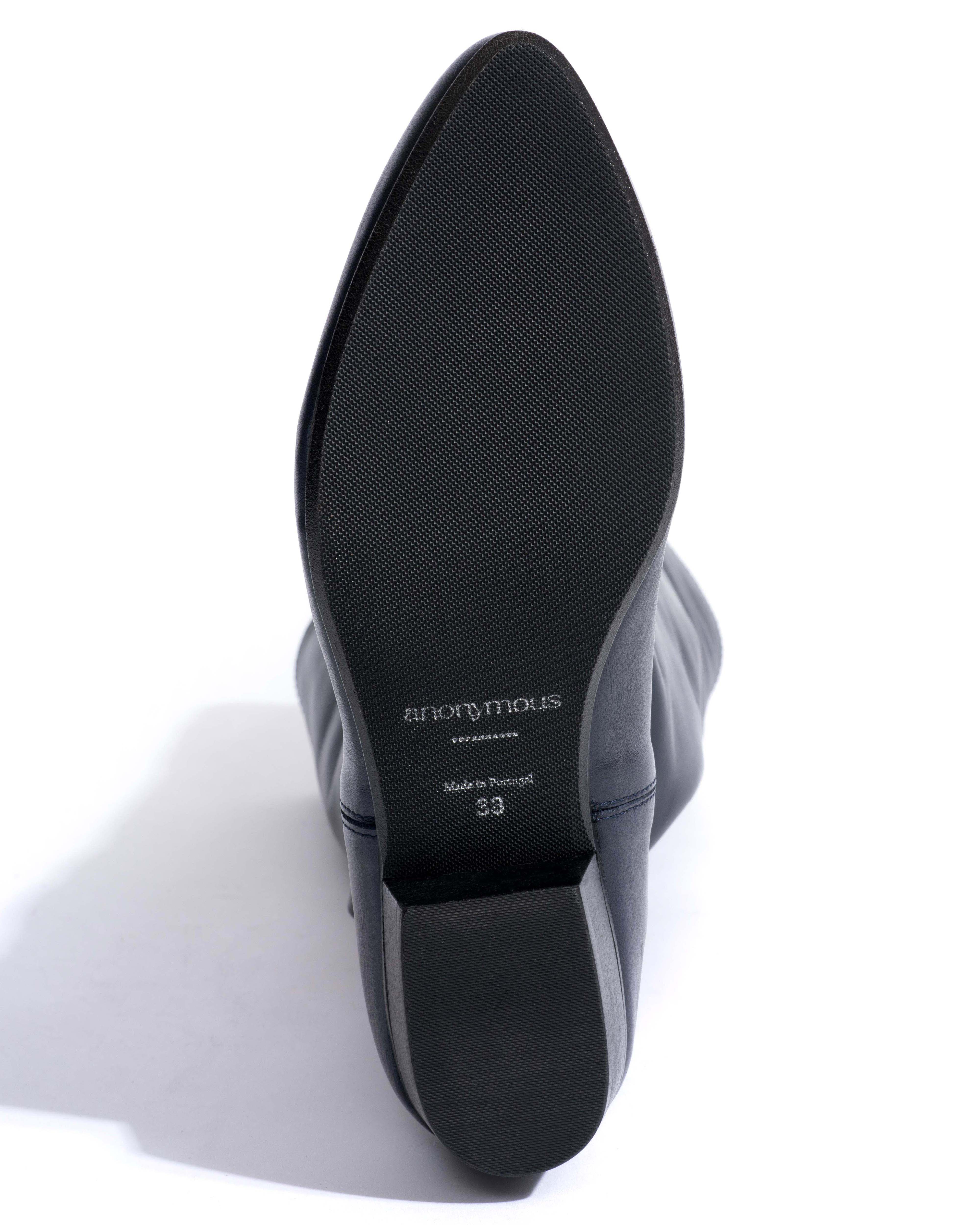 Jasmina 20 Soft calf & suede leather Dark blue & ink blue - Image 6