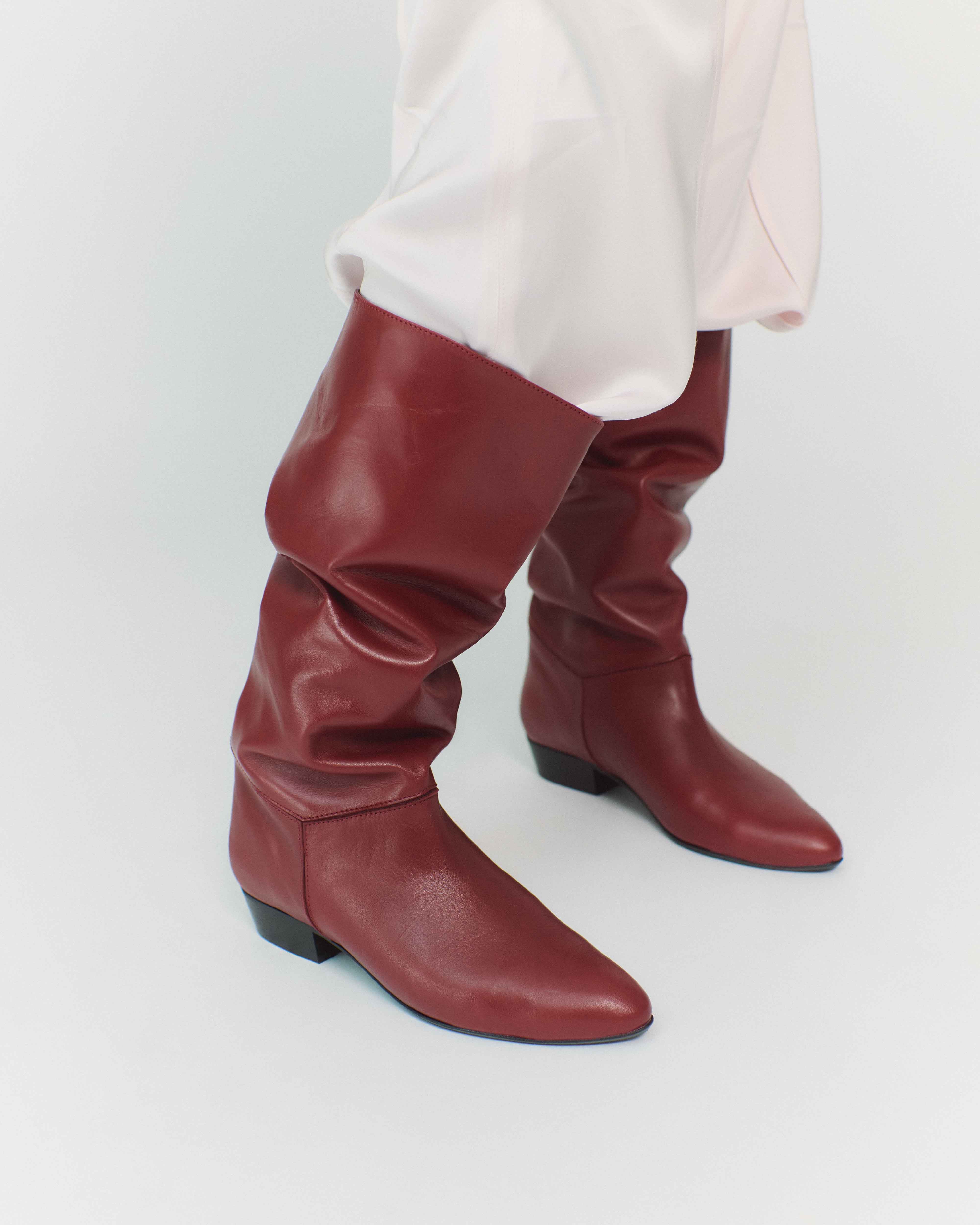 Jasmina 20 Soft calf & suede leather Pomegranate - Image 3