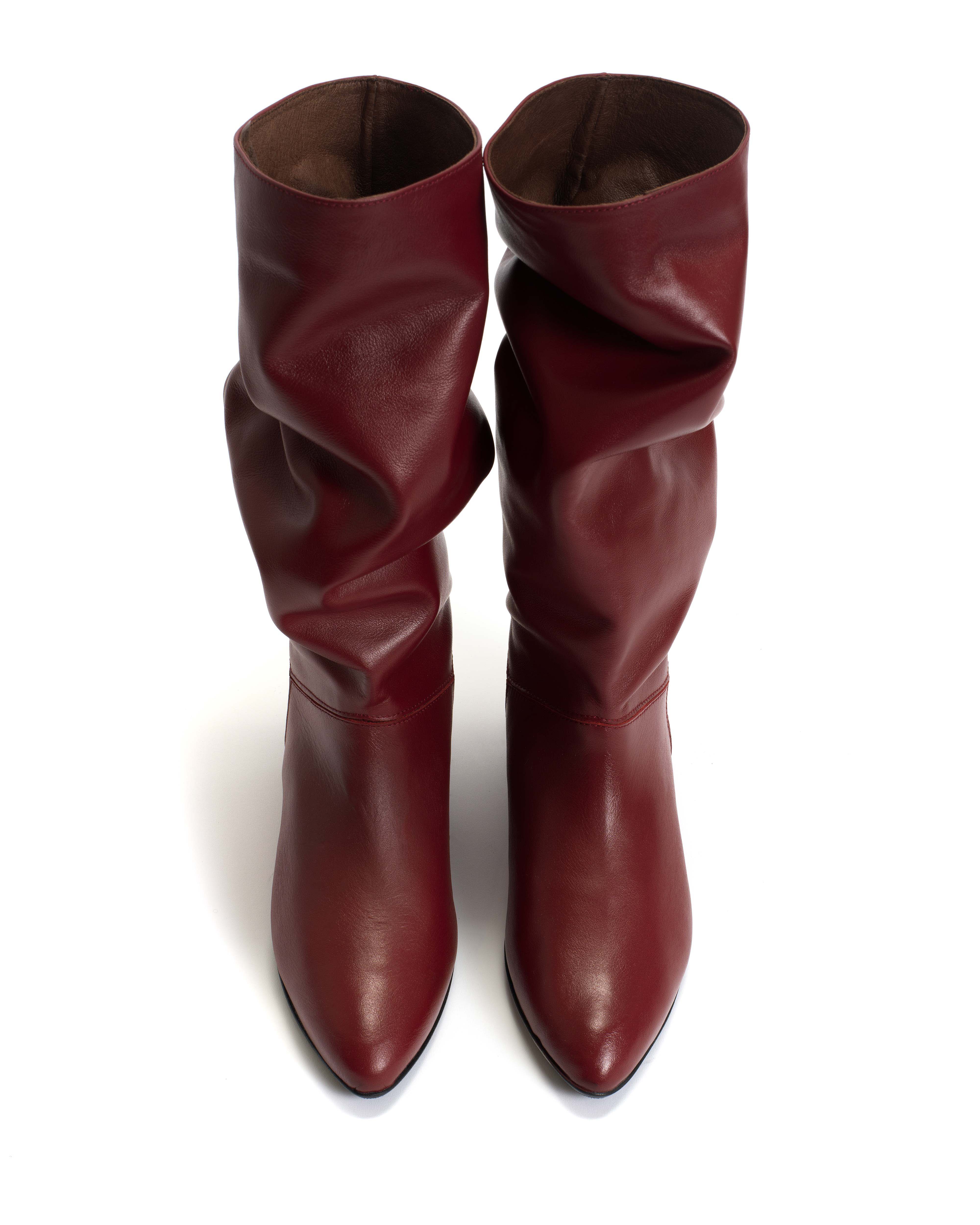 Jasmina 20 Soft calf & suede leather Pomegranate - Image 4