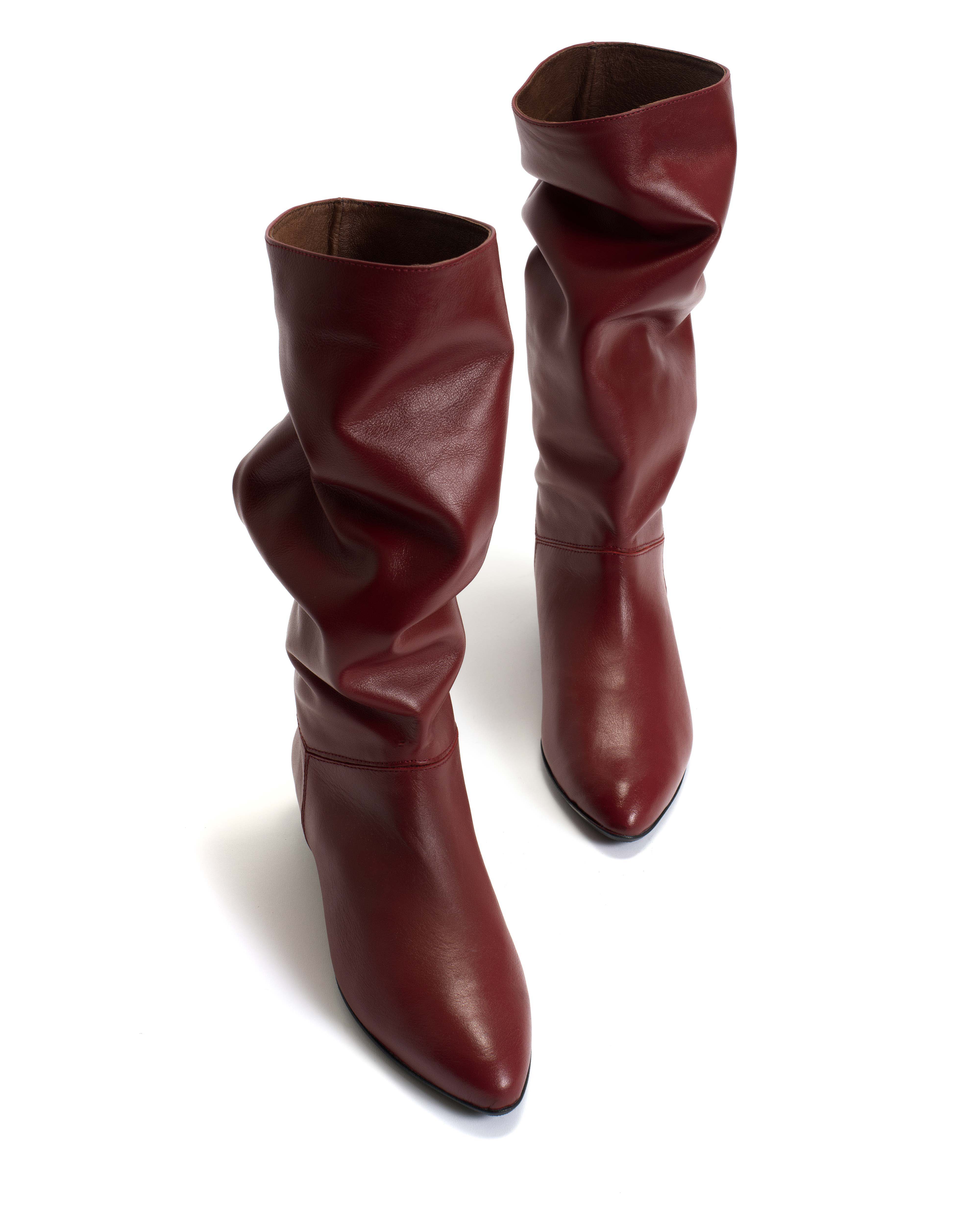 Jasmina 20 Soft calf & suede leather Pomegranate - Image 6