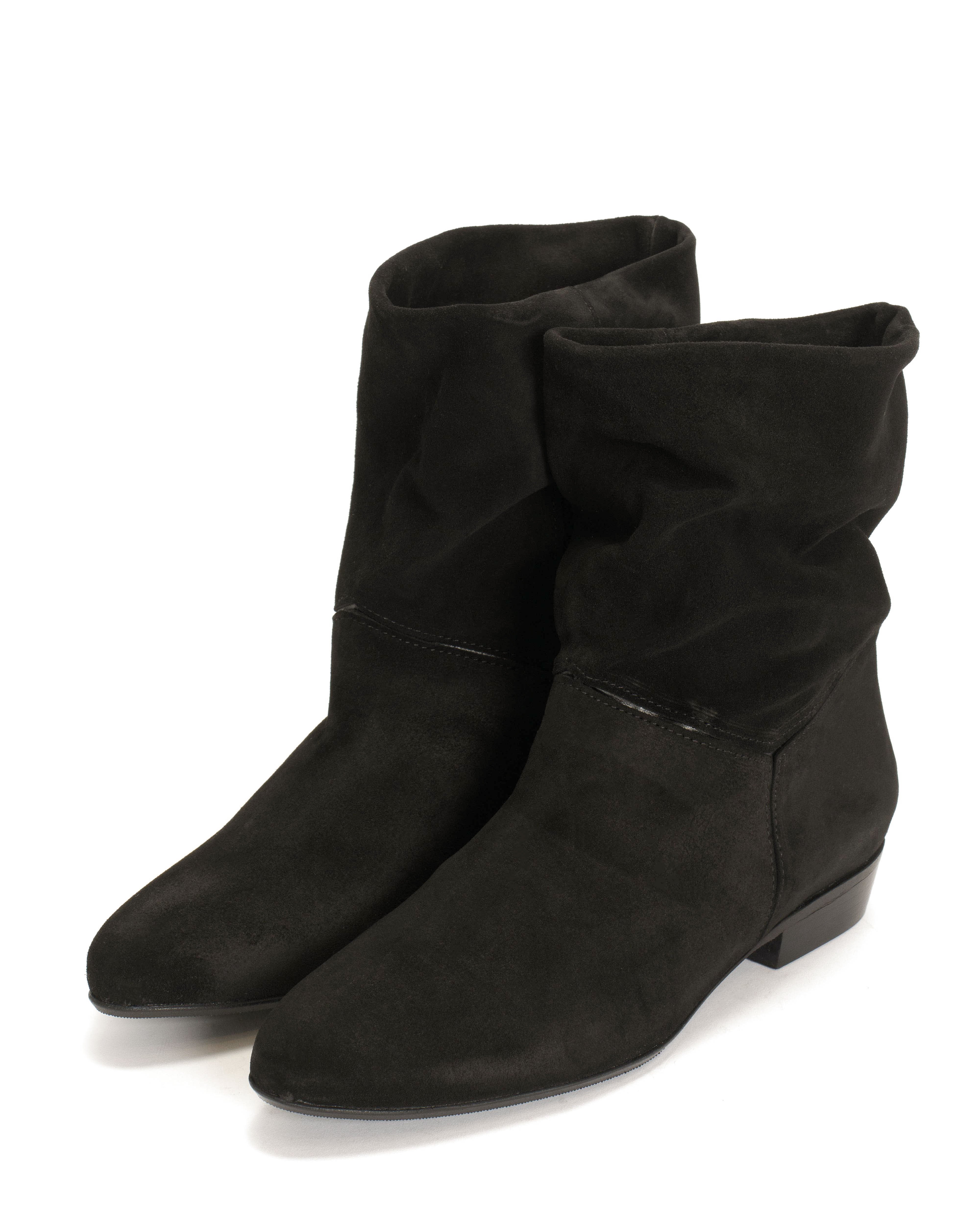 Jassi 20 Calf suede & sleek leather Black - Image 2