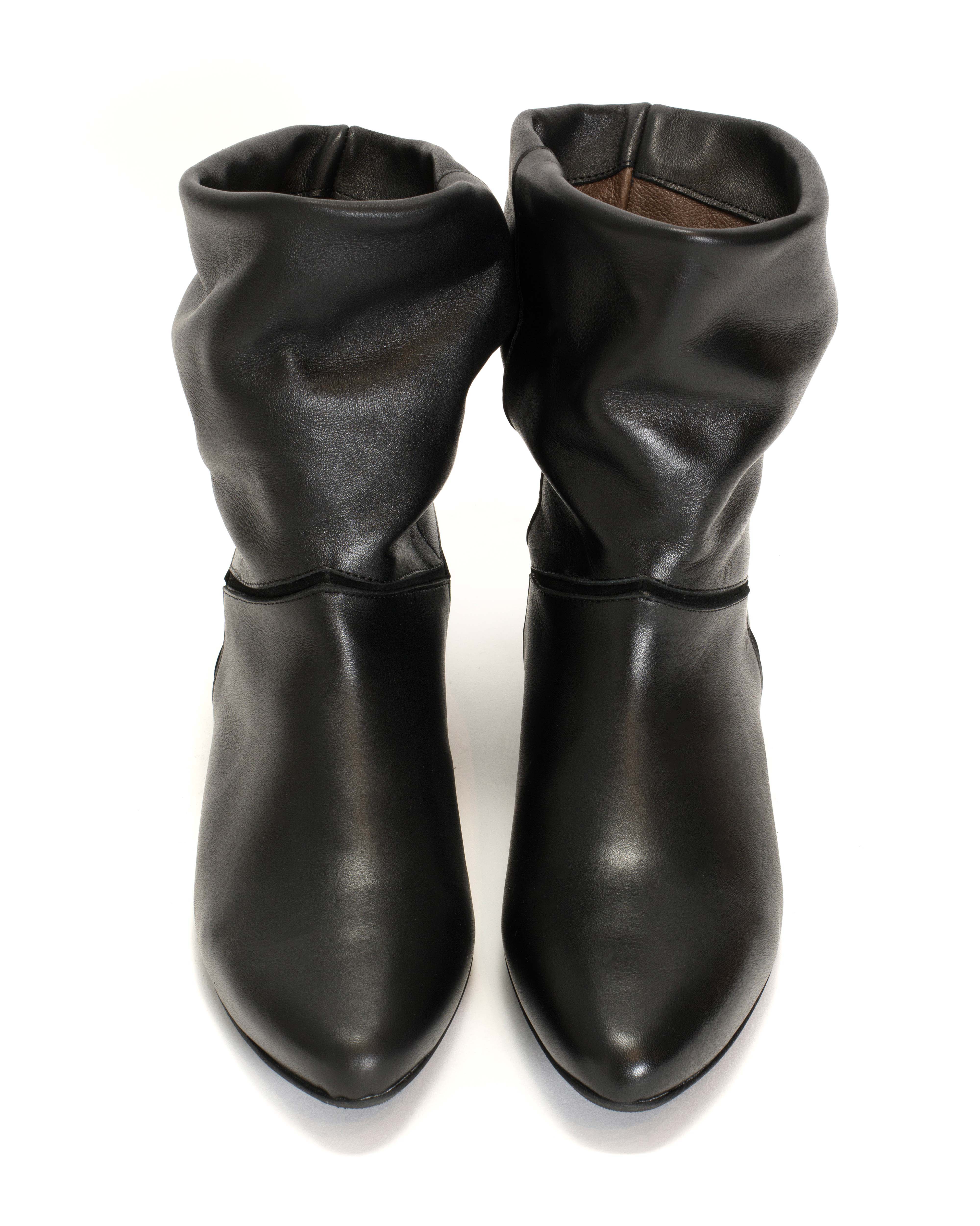 Jassi 20 Soft calf & suede leather Black - Image 3