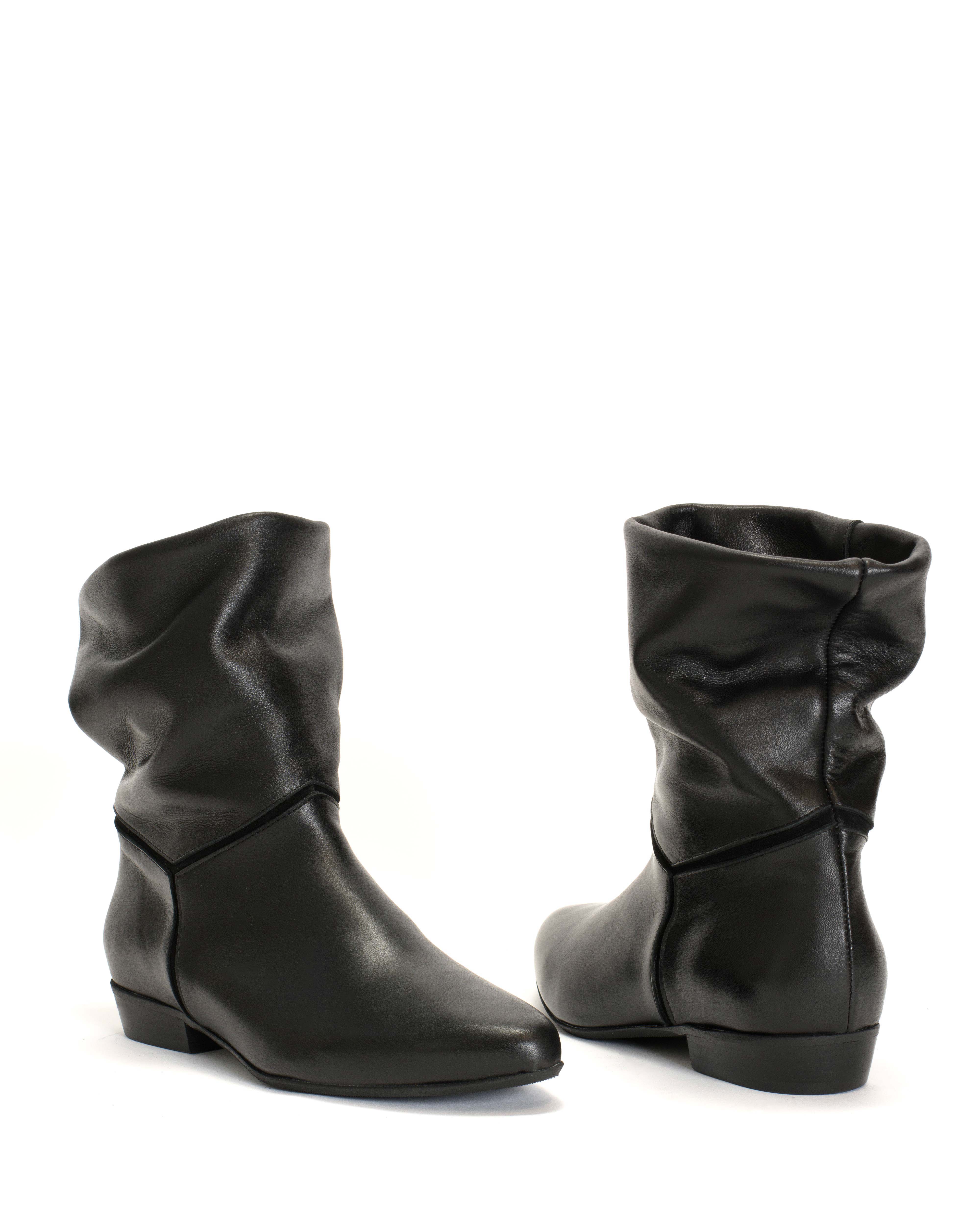 Jassi 20 Soft calf & suede leather Black - Image 5