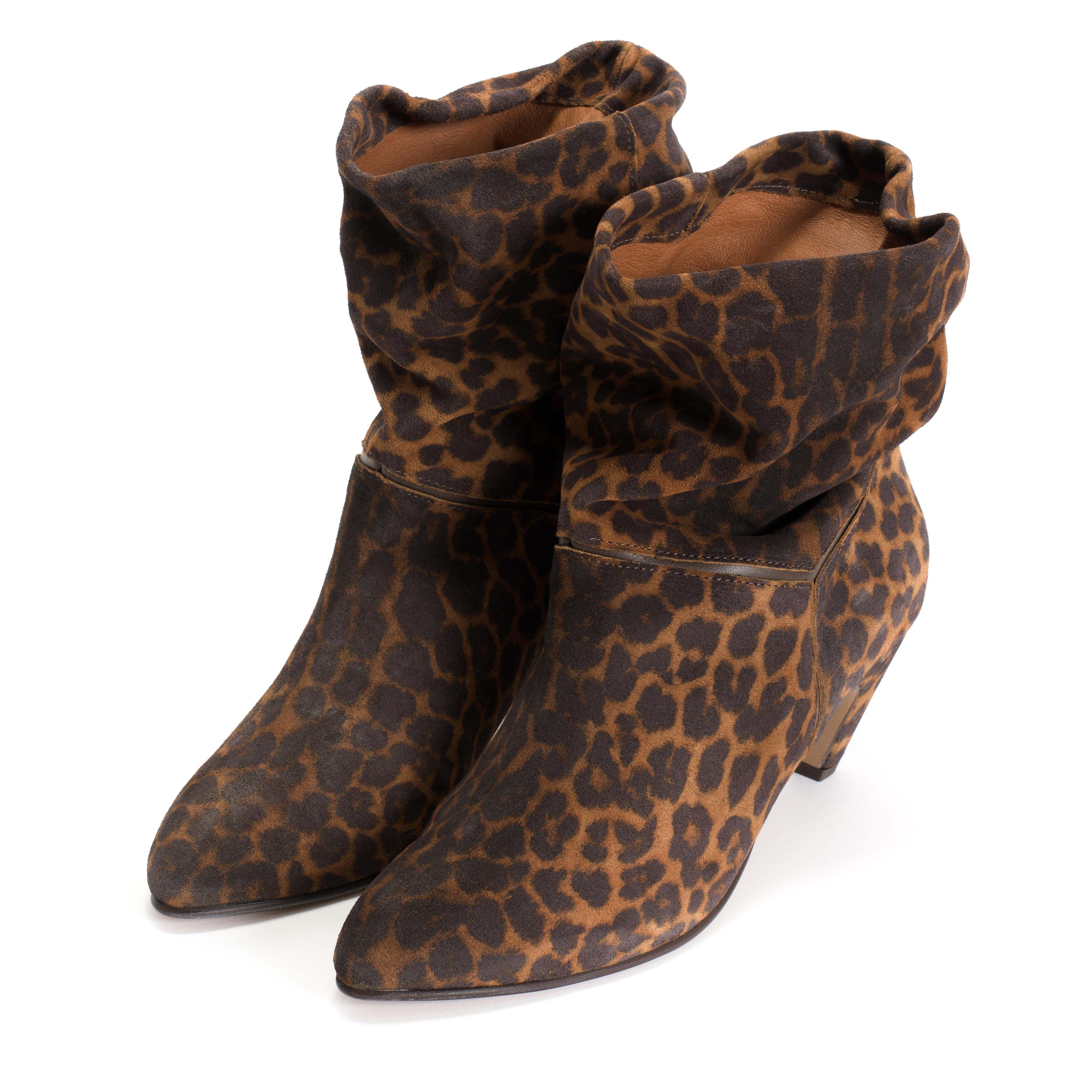 Jassi 50 stiletto Calf suede print Leopard - Image 2