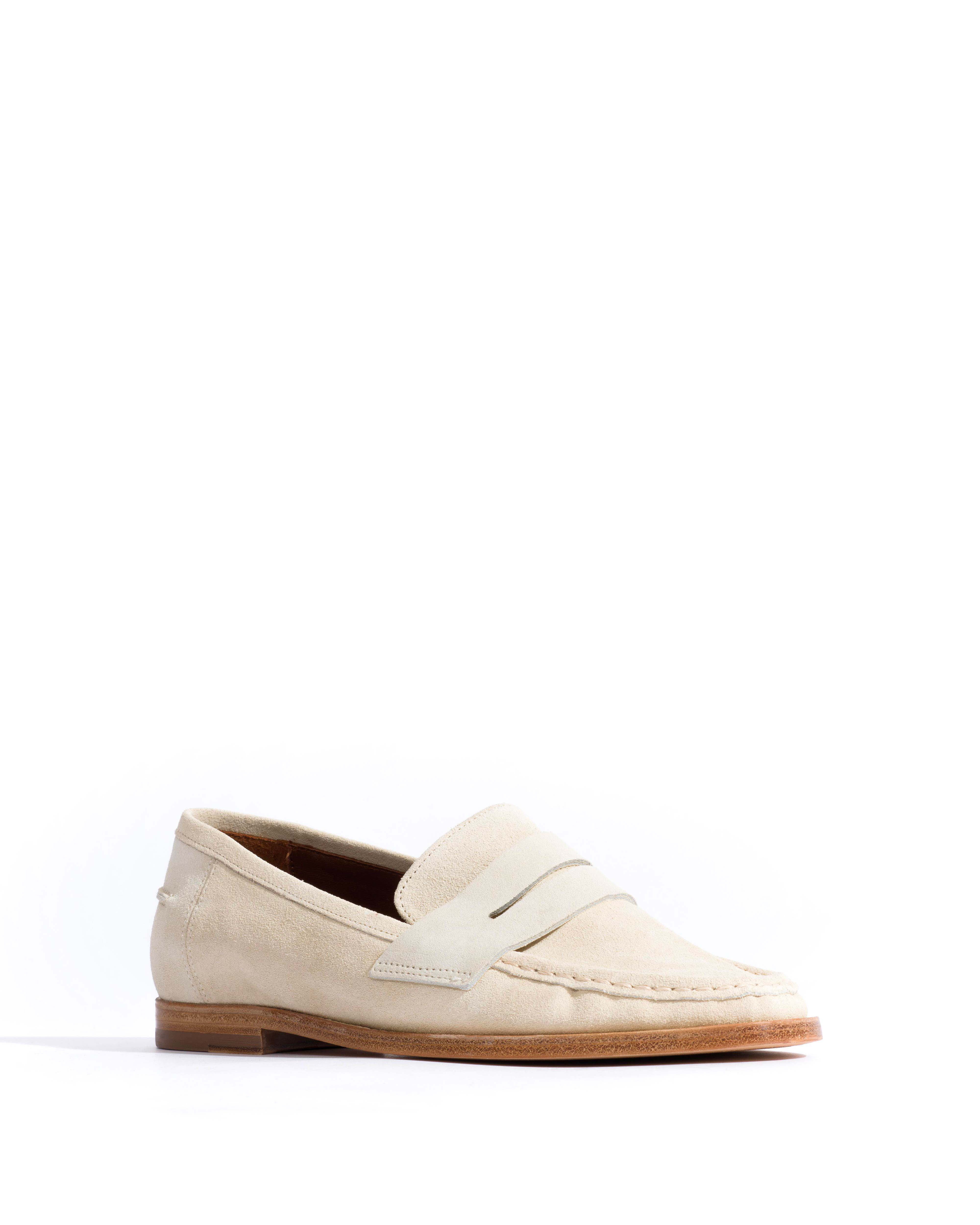 Jesha Calf suede Antique white - Image 2