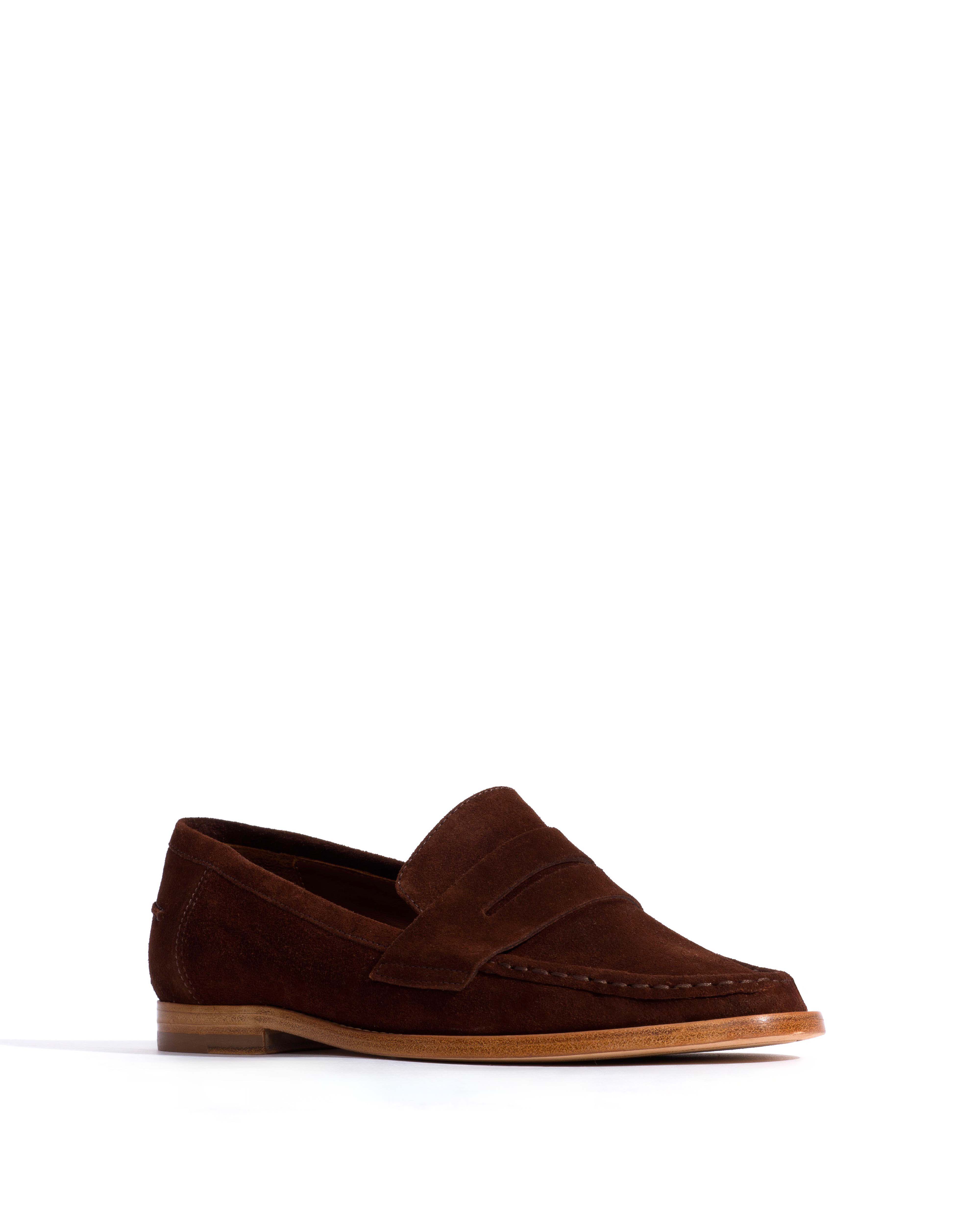 Jesha Calf suede Chocolate - Image 2