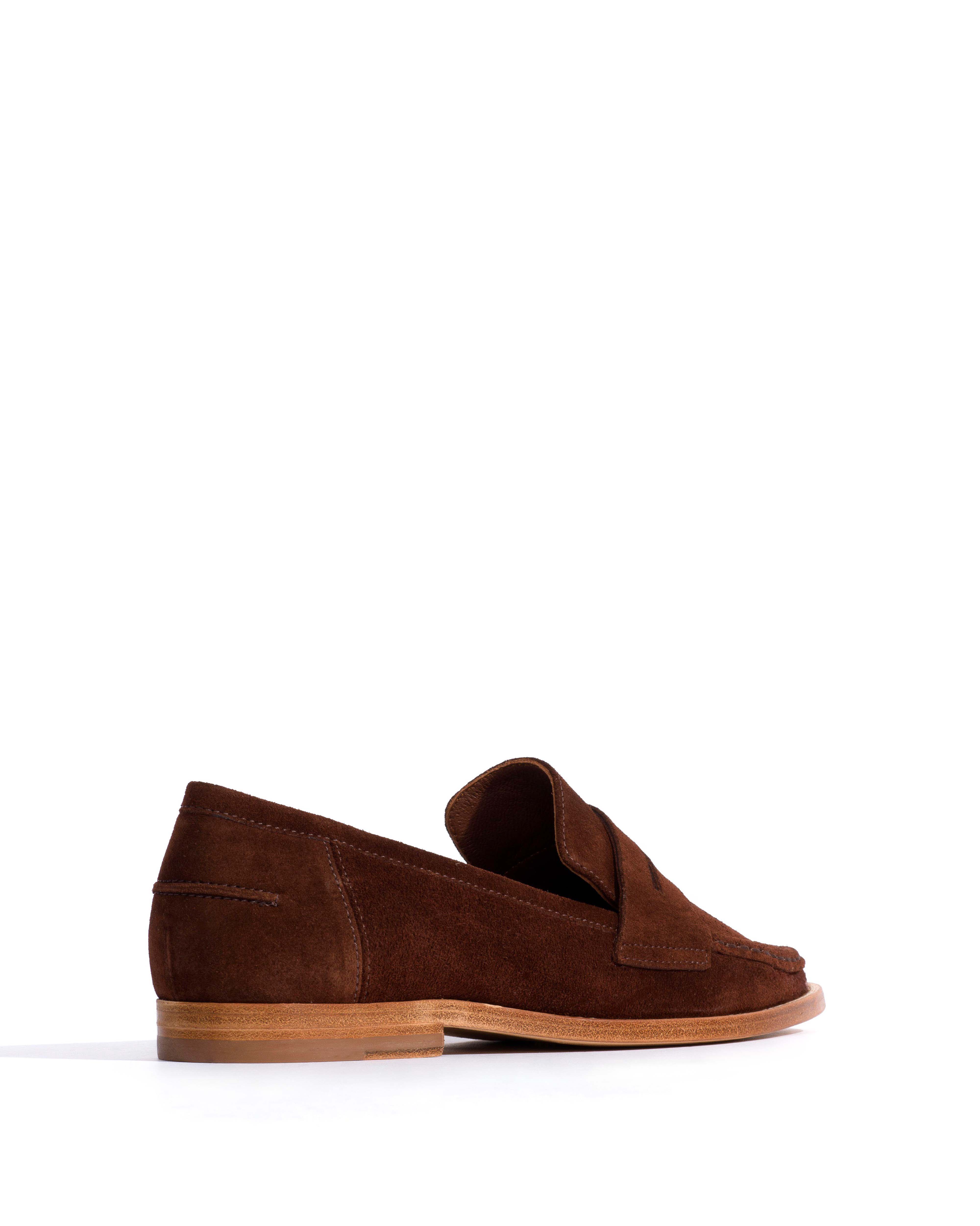 Jesha Calf suede Chocolate - Image 3