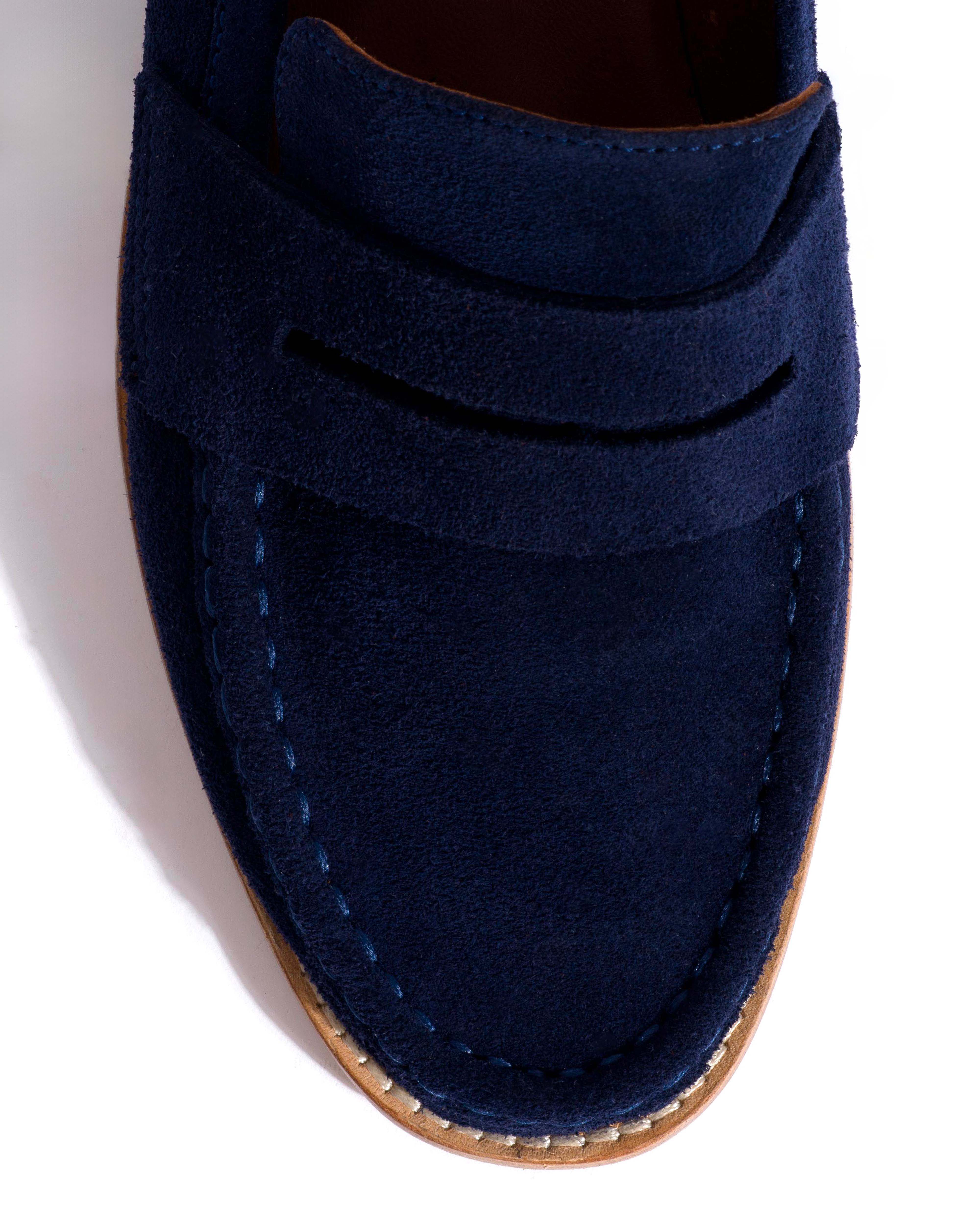 Jesha Calf suede Ink blue - Image 5