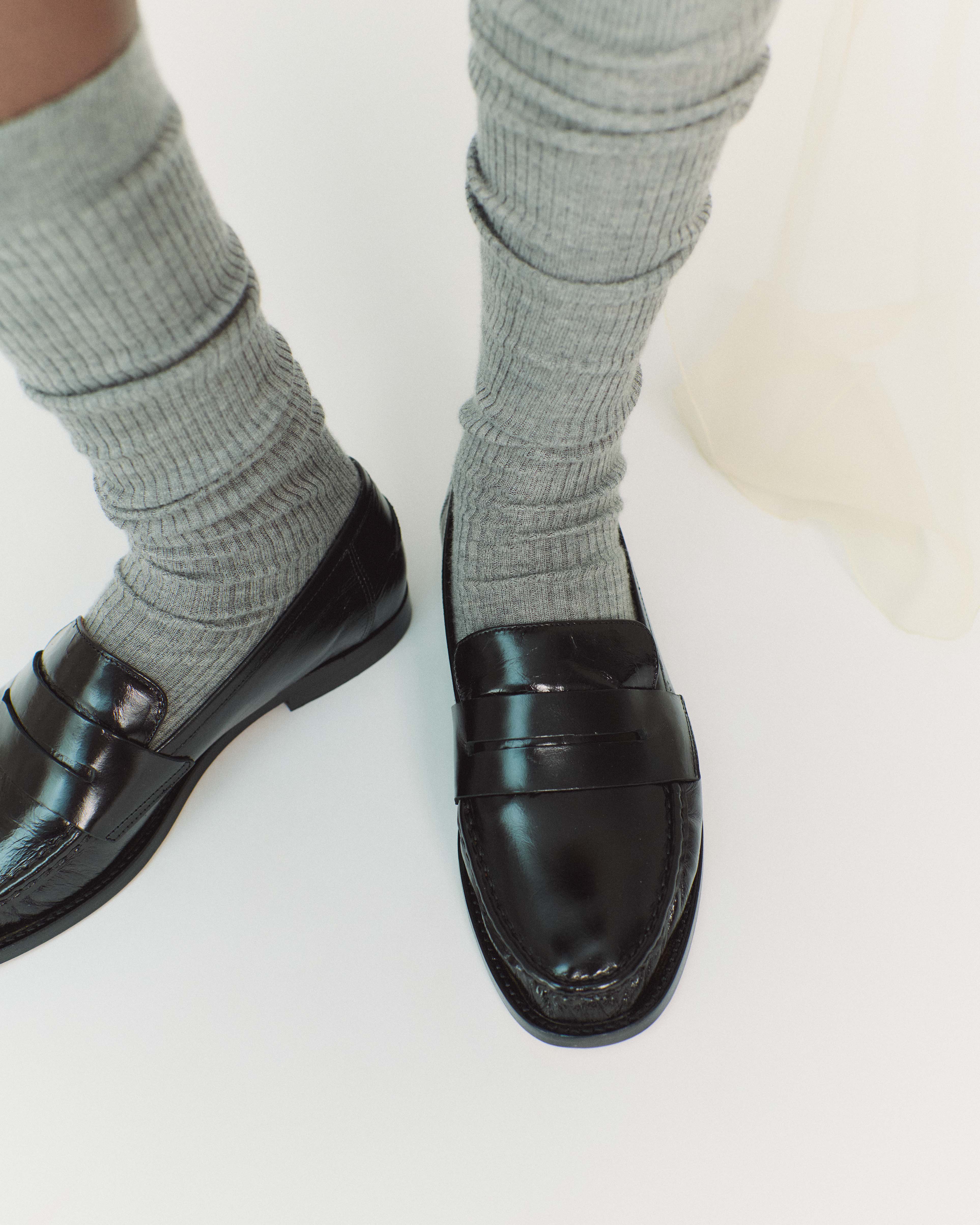 Jesha Crinkled soft calf Black - Image 3
