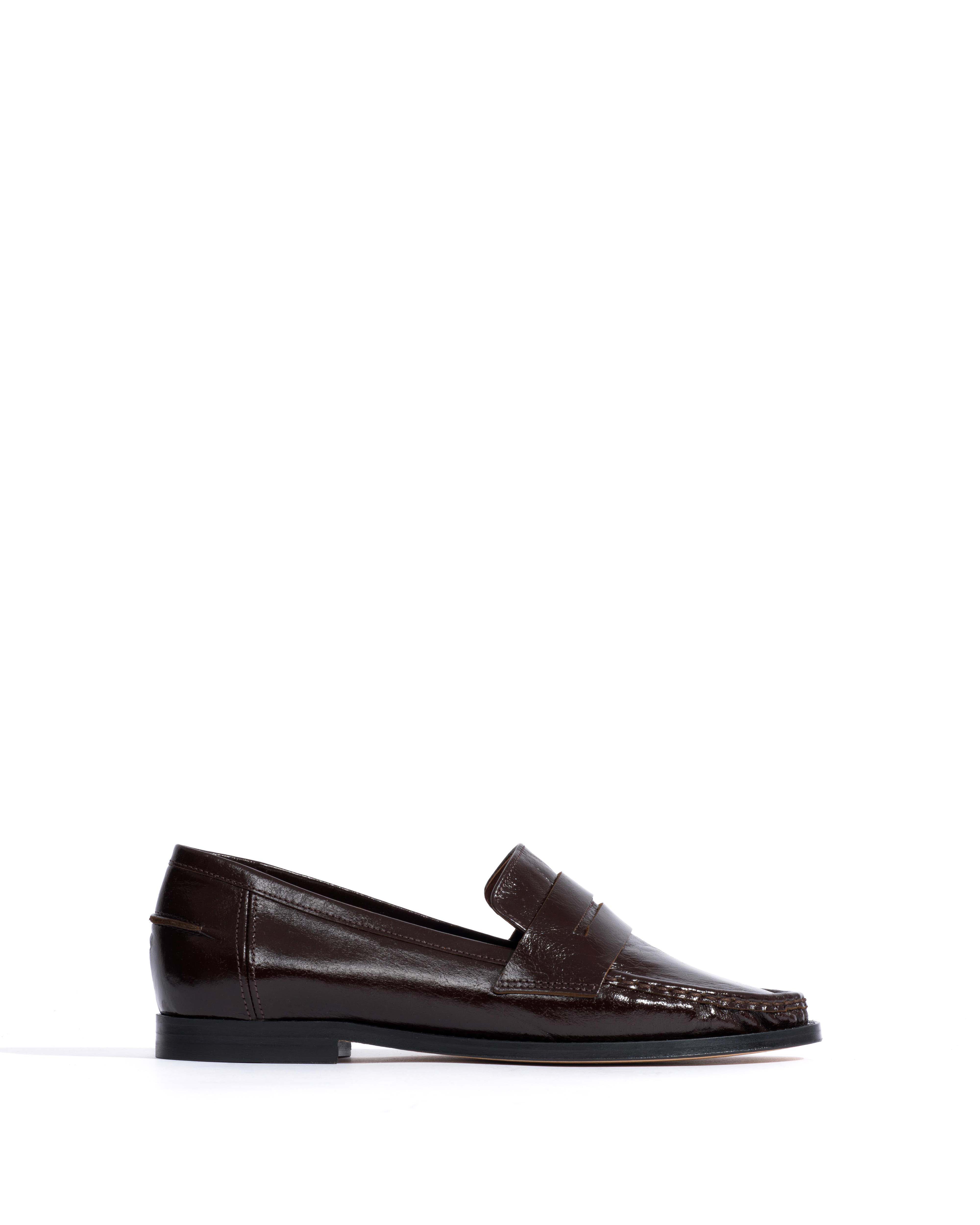Jesha Crinkled soft calf Espresso brown